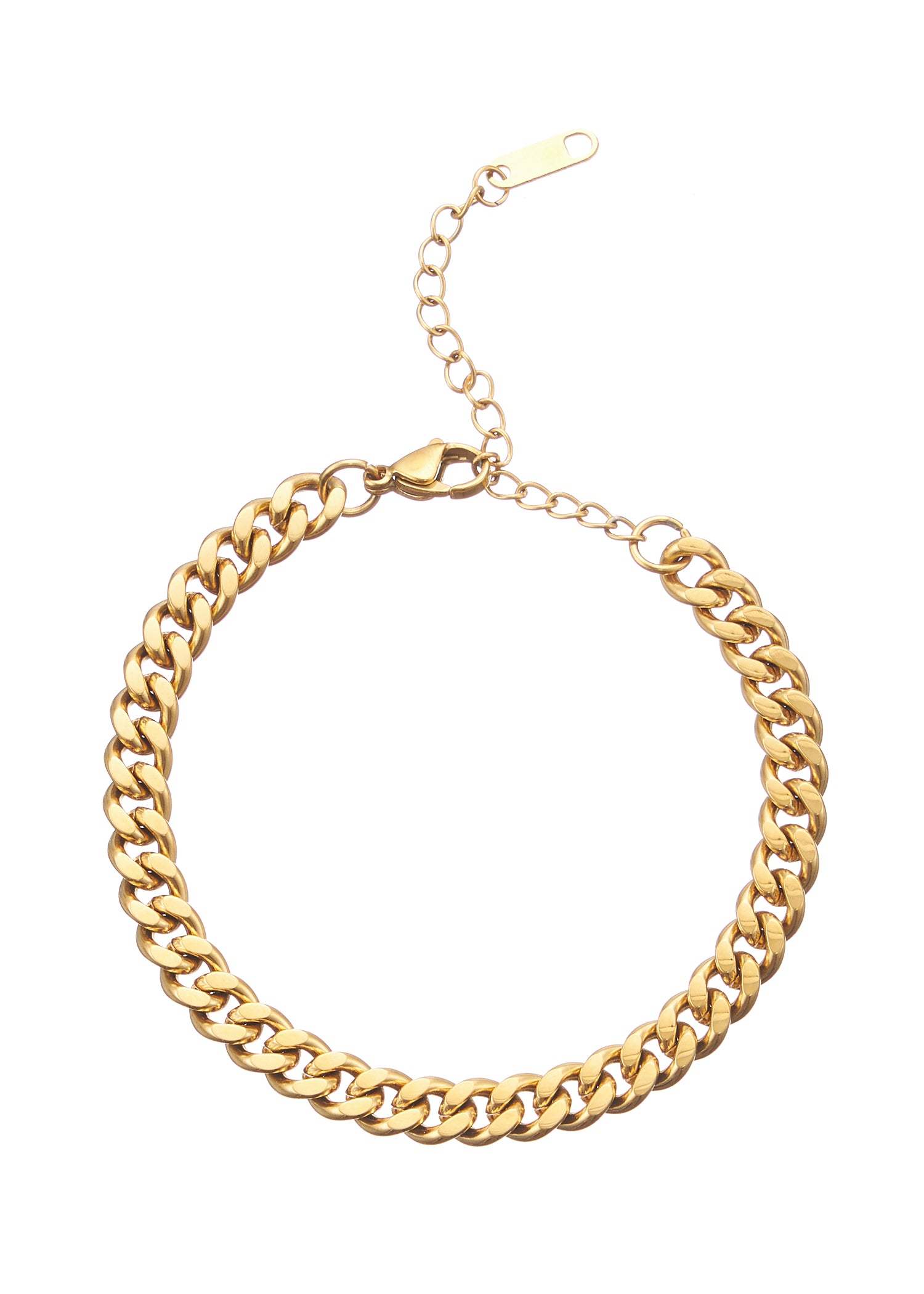 Stainless Steel Cuban Link Bracelet