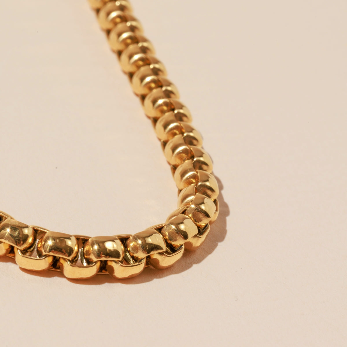 Linked 18K Gold-Plated Stainless Steel Necklace - Frem