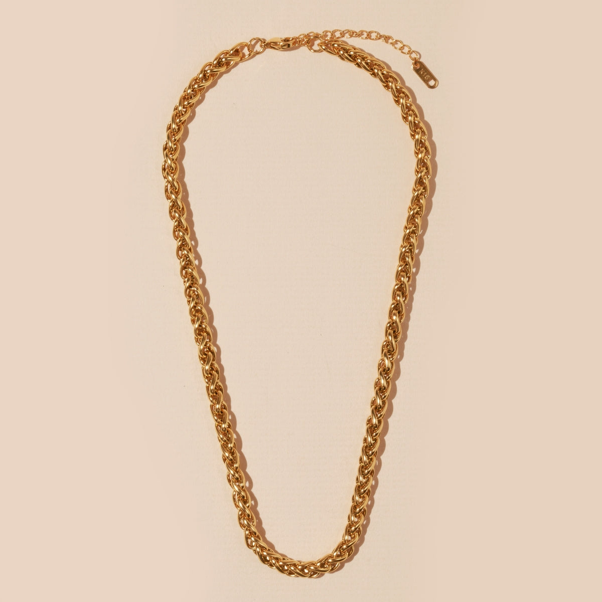 Chunky Linked 18K Gold-Plated Stainless Steel Necklace