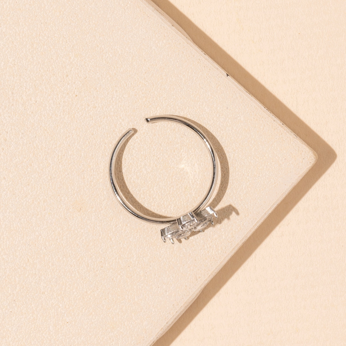 Floral Basic Stainless Steel Ring