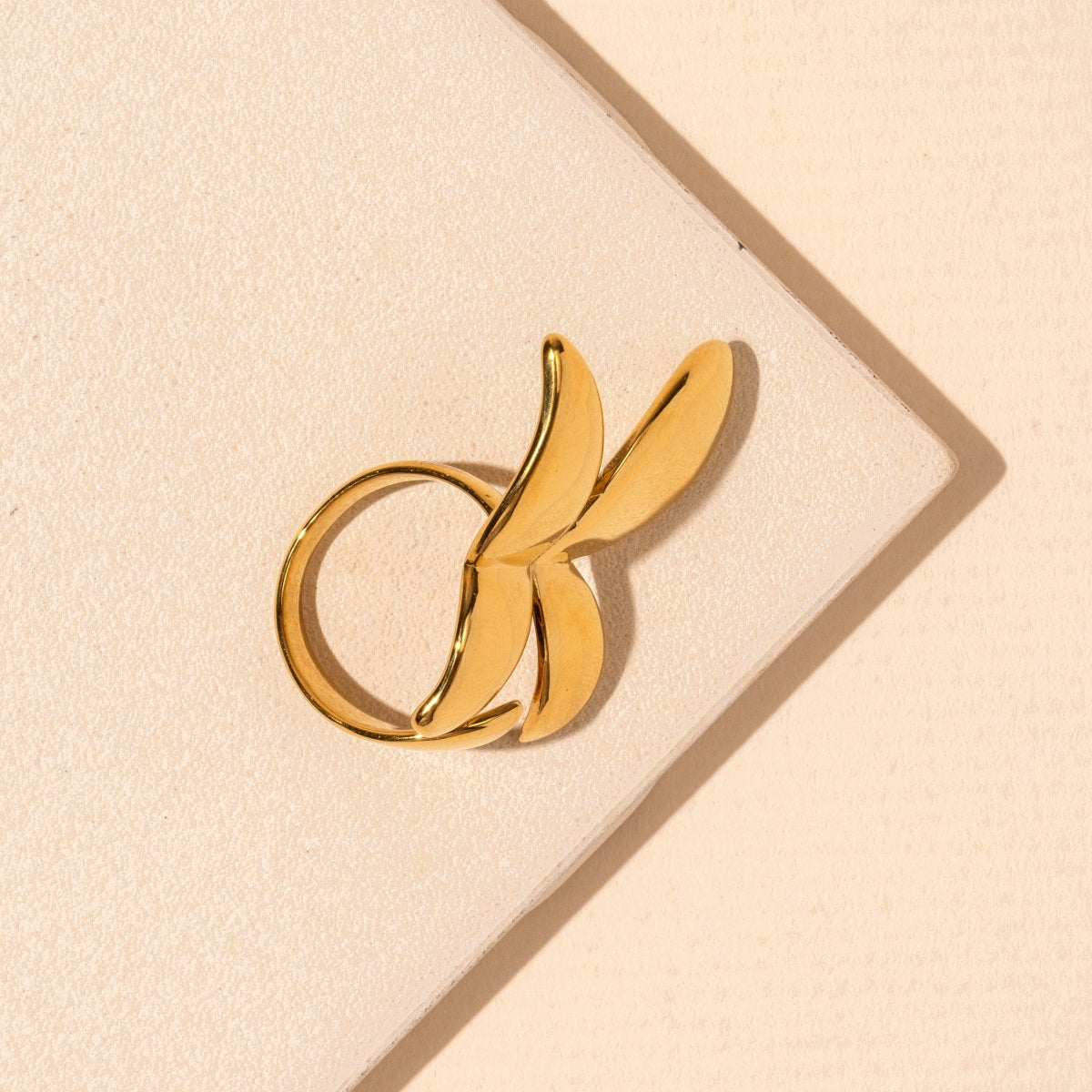 Butterfly Basic Stainless Steel Ring