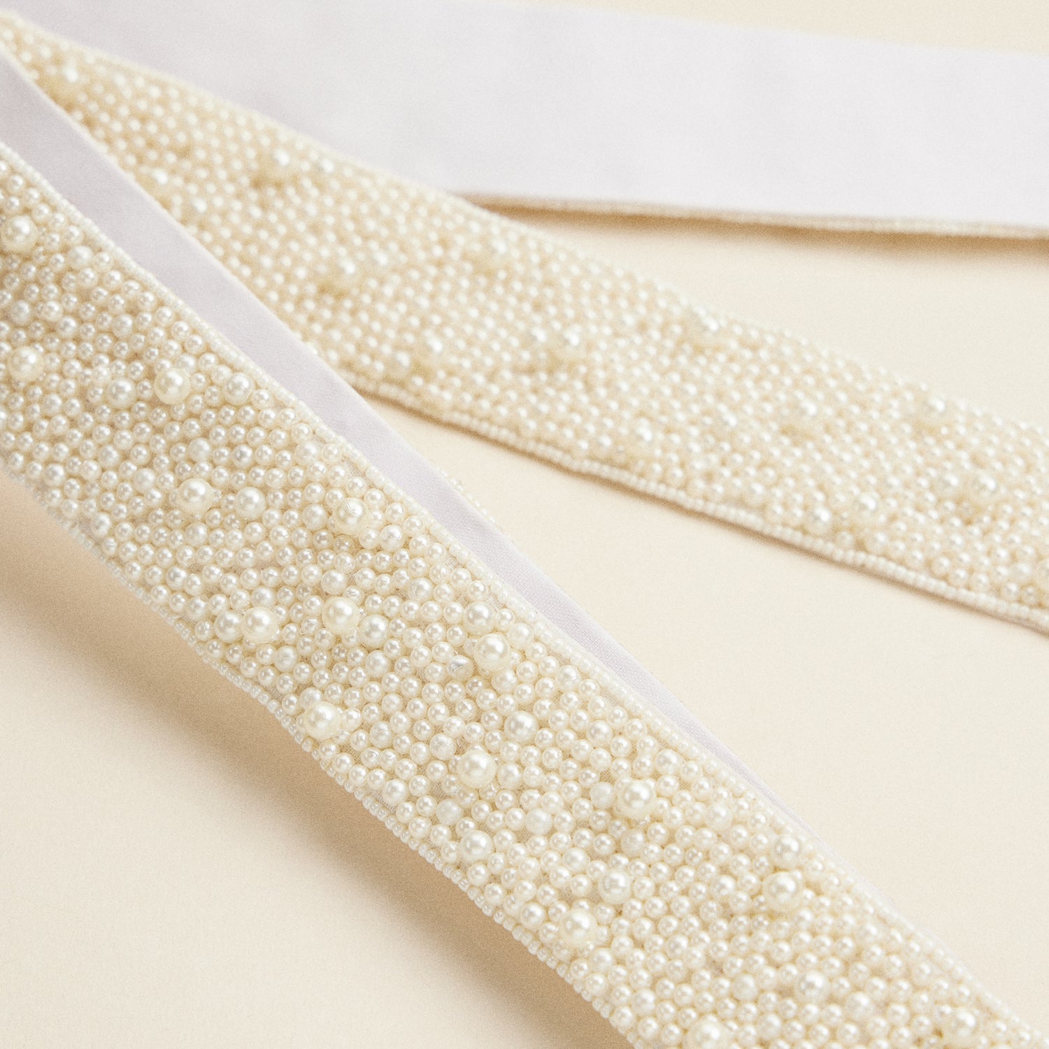 Faux Pearl Shoulder Strap with Gold Hardware for Bags