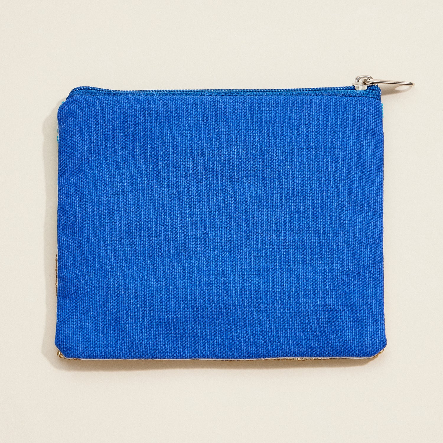Beaded "Salty as a Beach" Coin Pouch– Fun Coastal Zip Pouch, Ocean-Inspired