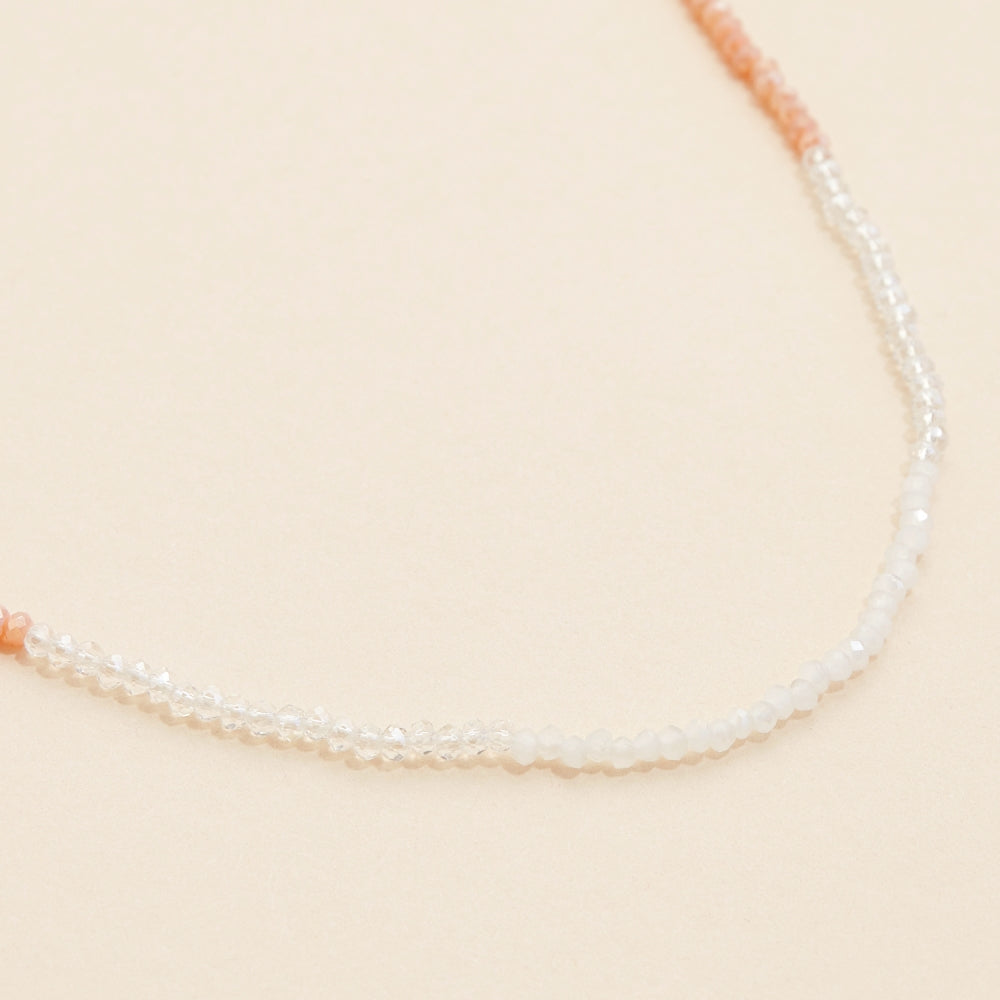 Short Glass Beaded Necklace