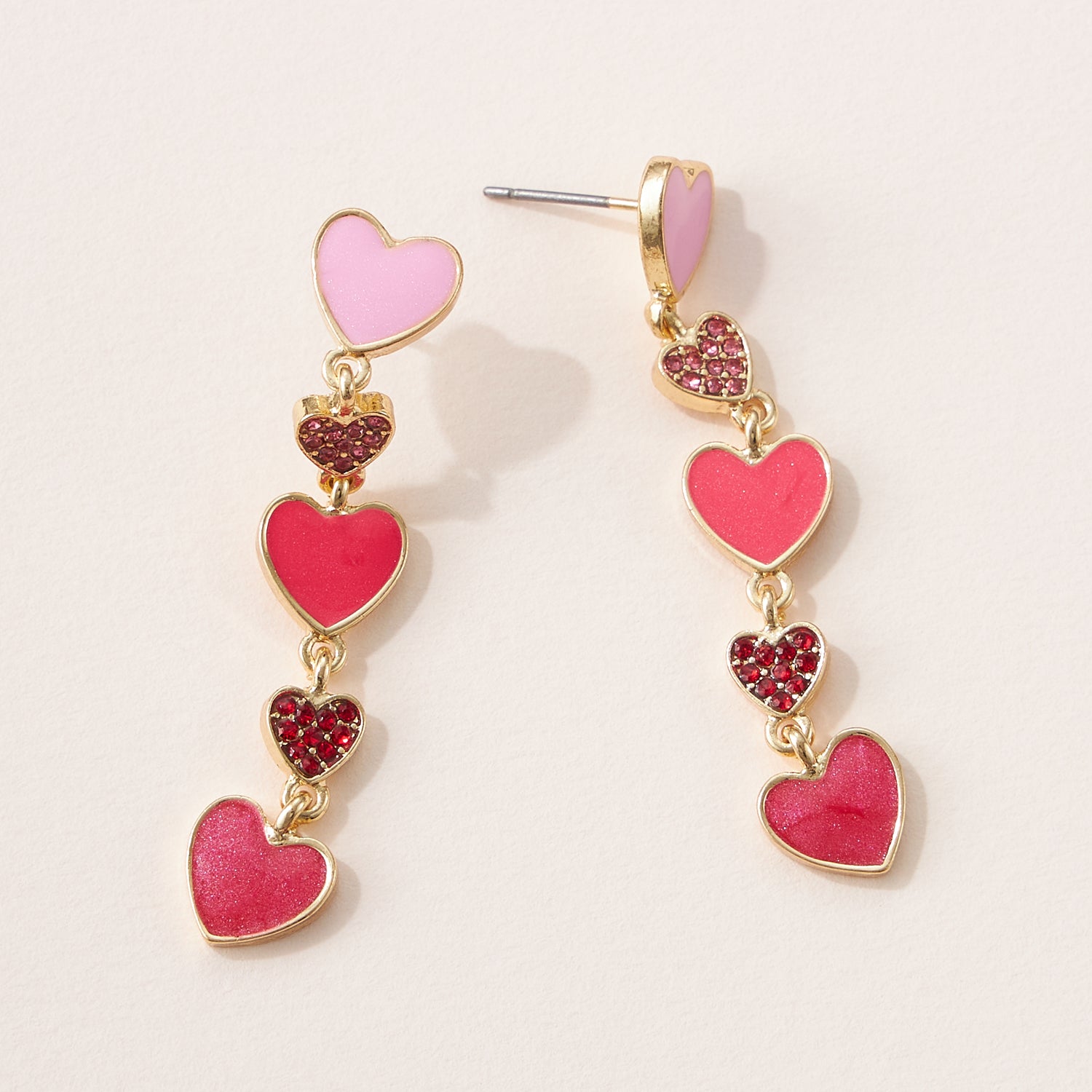 Cute Heart Dangling Earrings for Love Ones