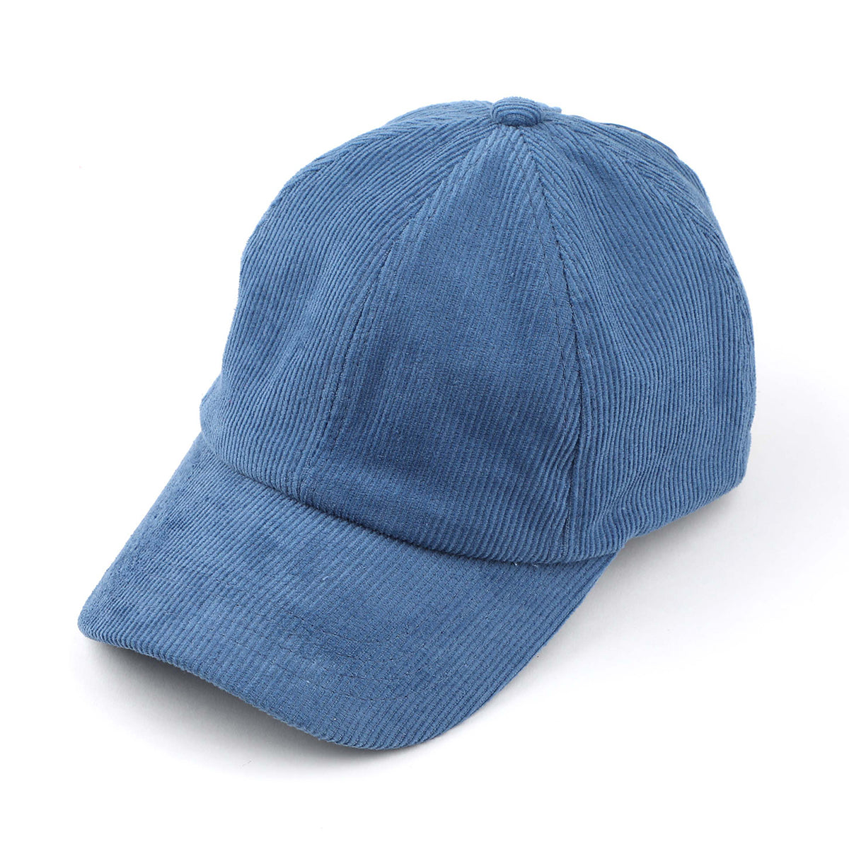 Corduroy Baseball Cap in Solid Color