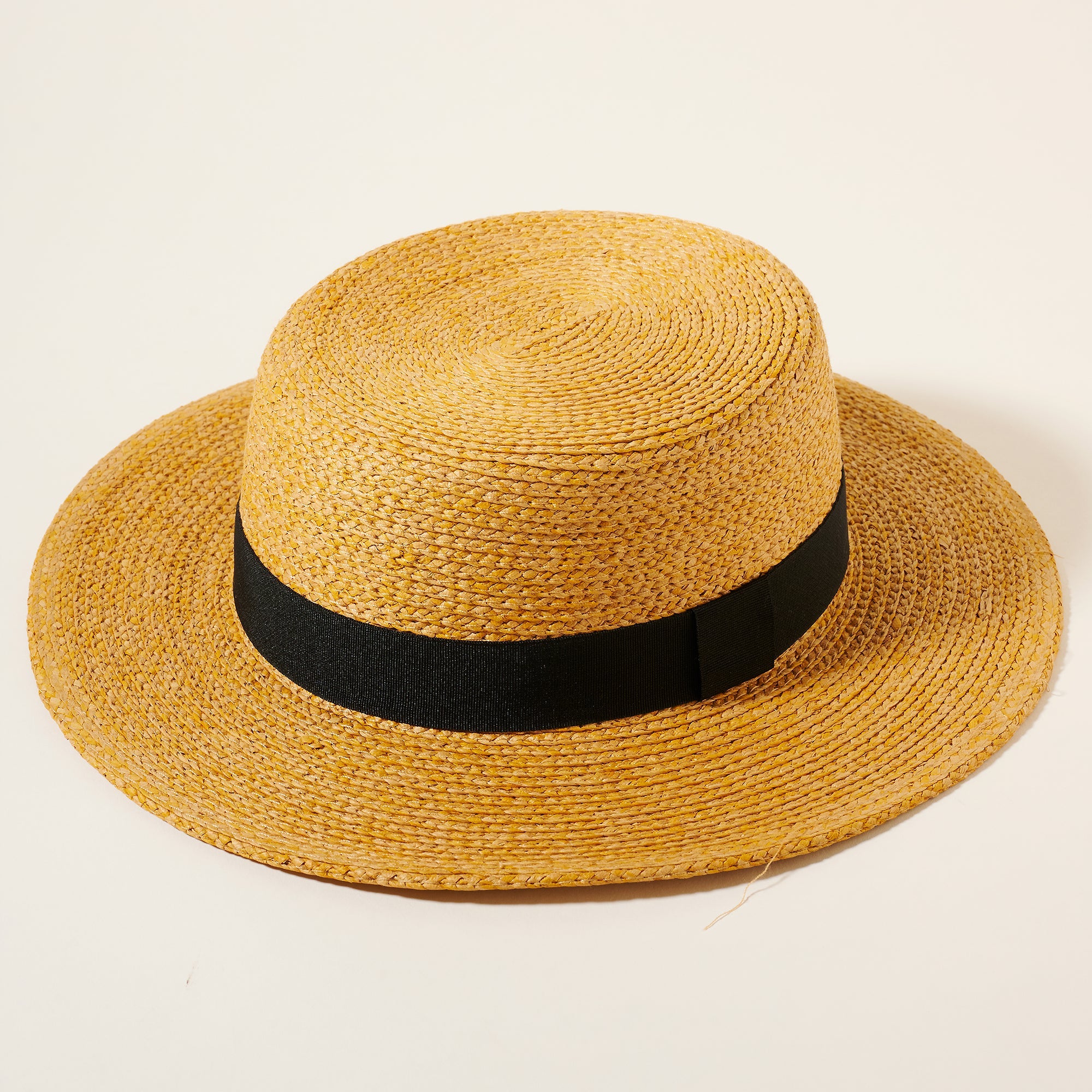 Straw Boater Hat