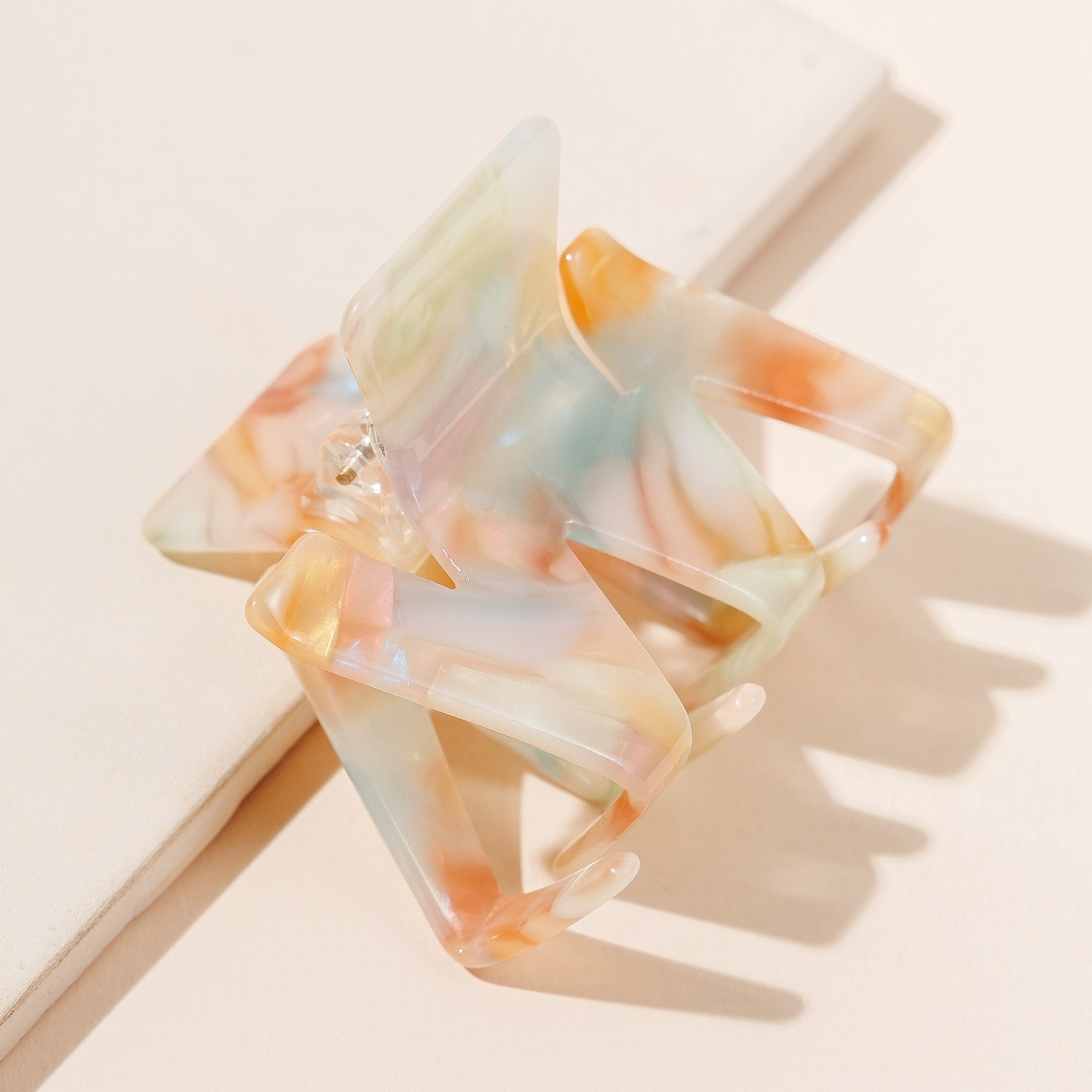 Chic Mini Zigzag Print Hair Claw