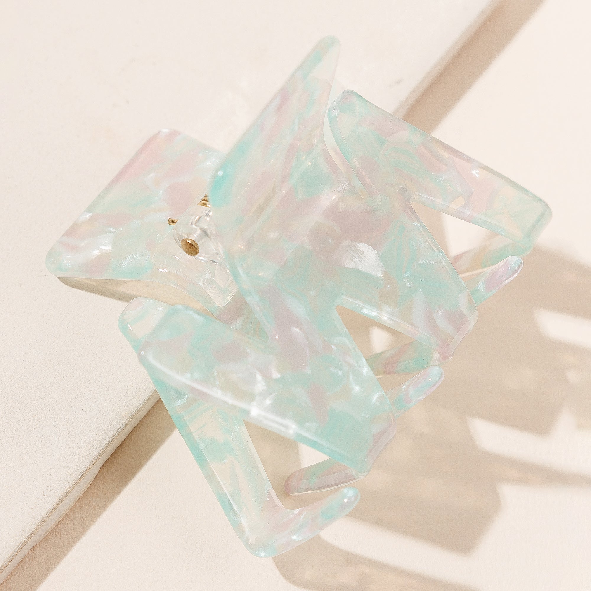 Chic Mini Zigzag Print Hair Claw