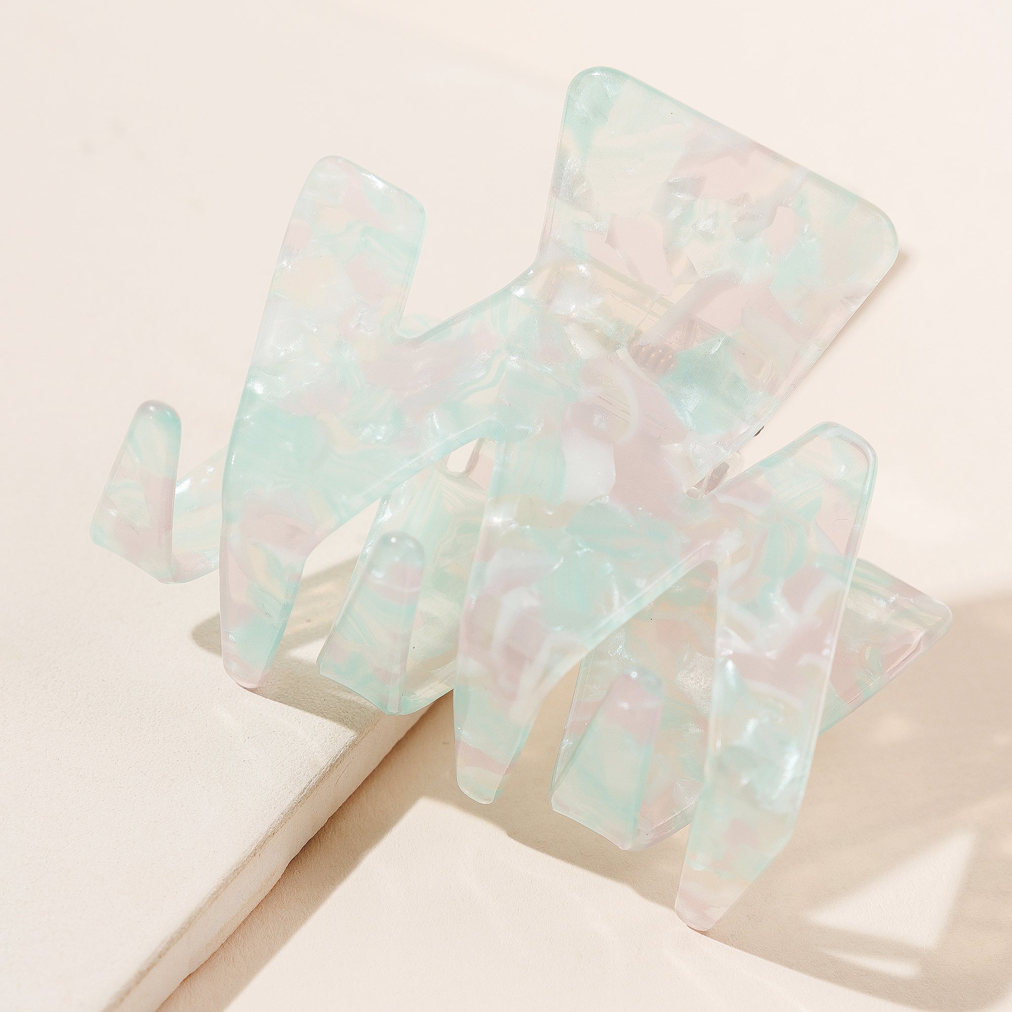 Chic Mini Zigzag Print Hair Claw