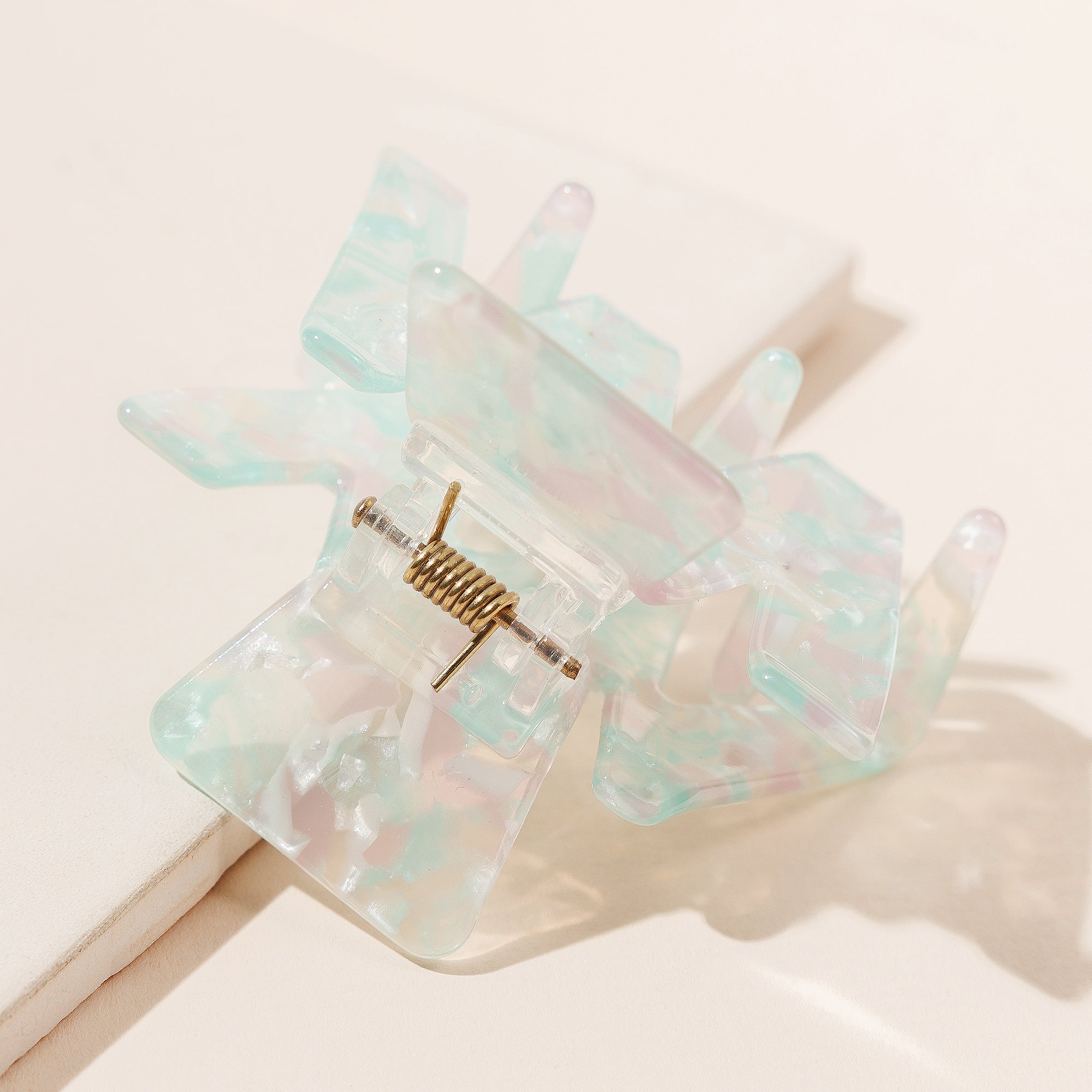 Chic Mini Zigzag Print Hair Claw