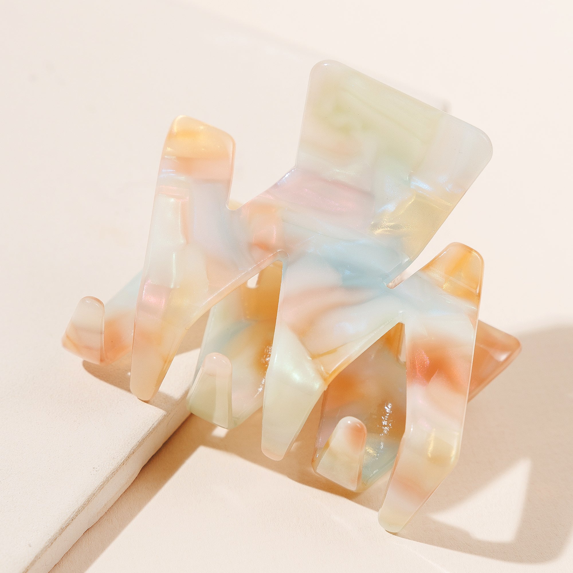 Chic Mini Zigzag Print Hair Claw