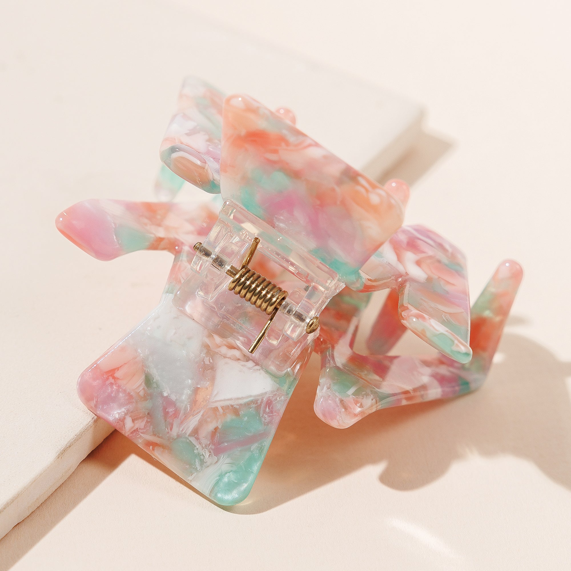 Chic Mini Zigzag Print Hair Claw