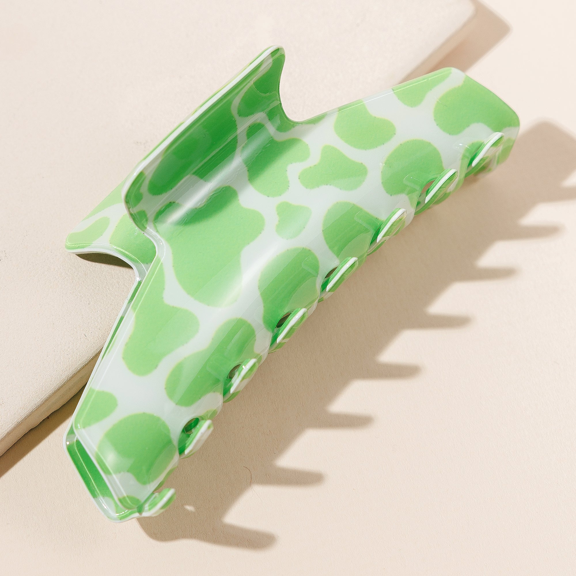 Chic Cow Print Hair Claw