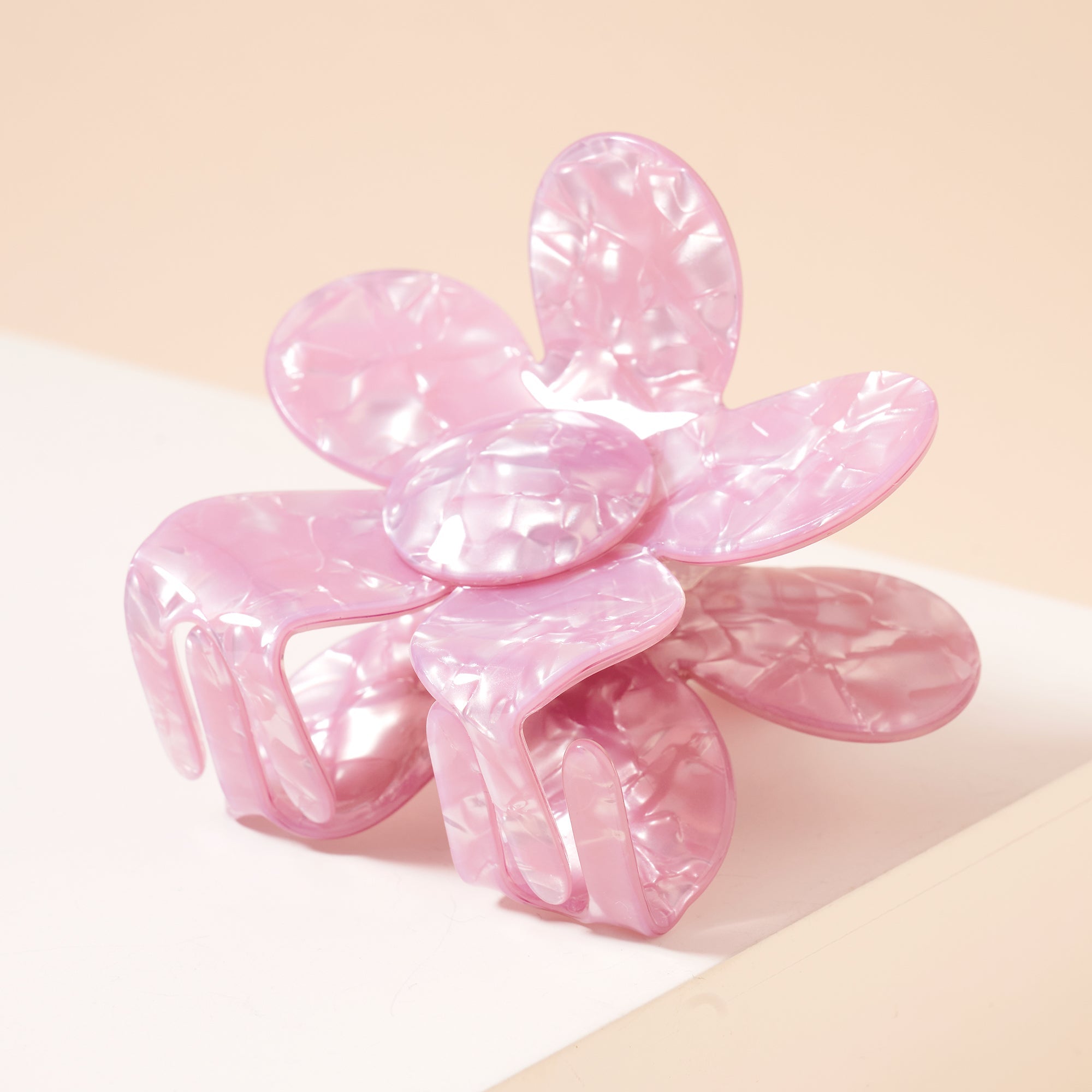 Chic Acetate Flower Hair Claw
