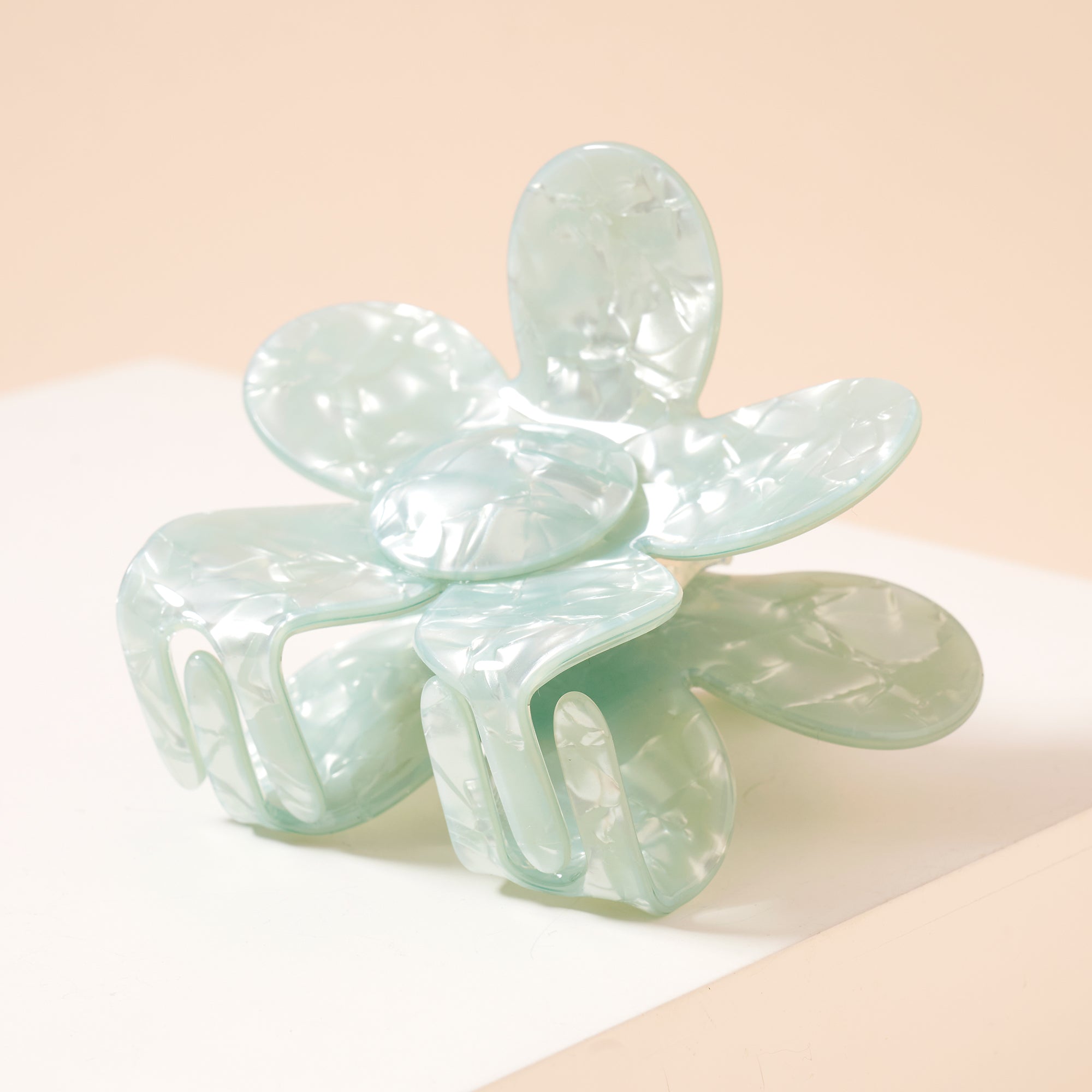 Chic Acetate Flower Hair Claw