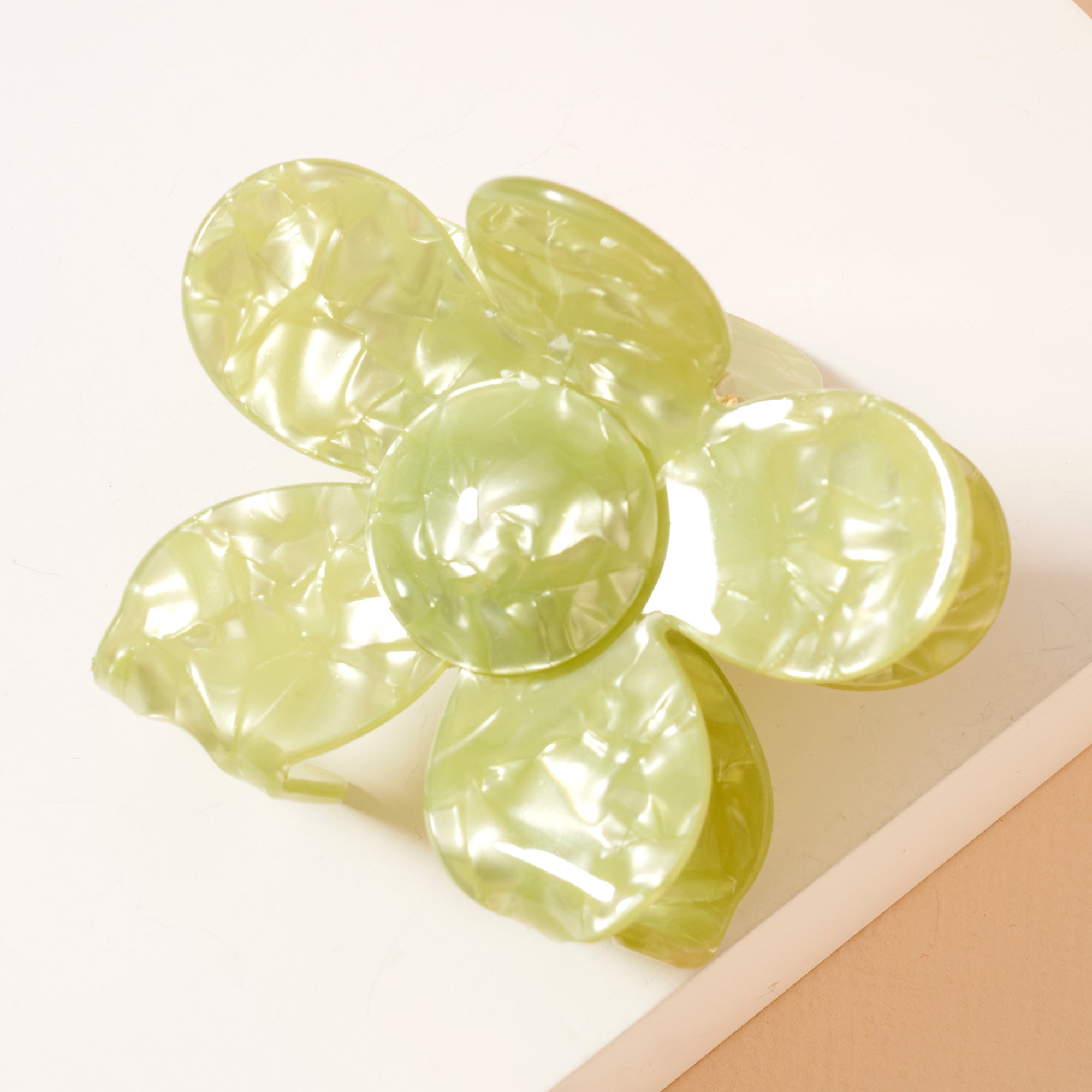 Chic Acetate Flower Hair Claw