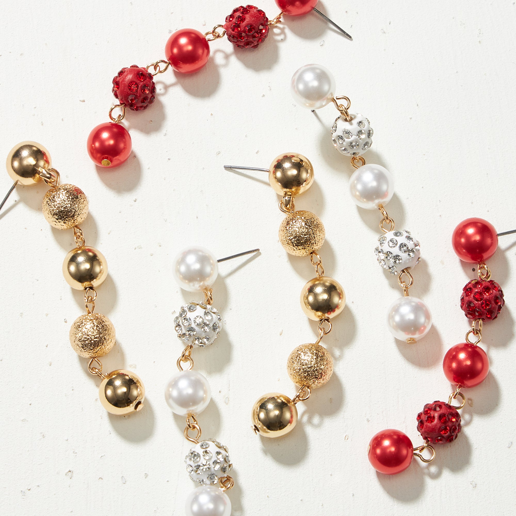Christmas Ball Ornaments Drop Earrings