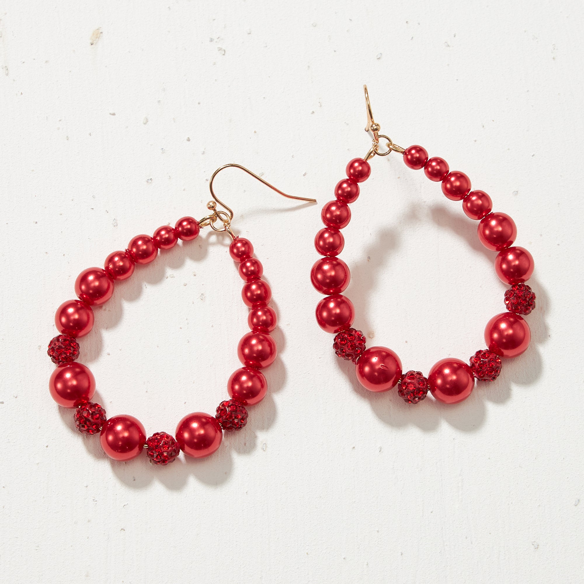 Christmas Ball Ornaments Teardrop Earrings