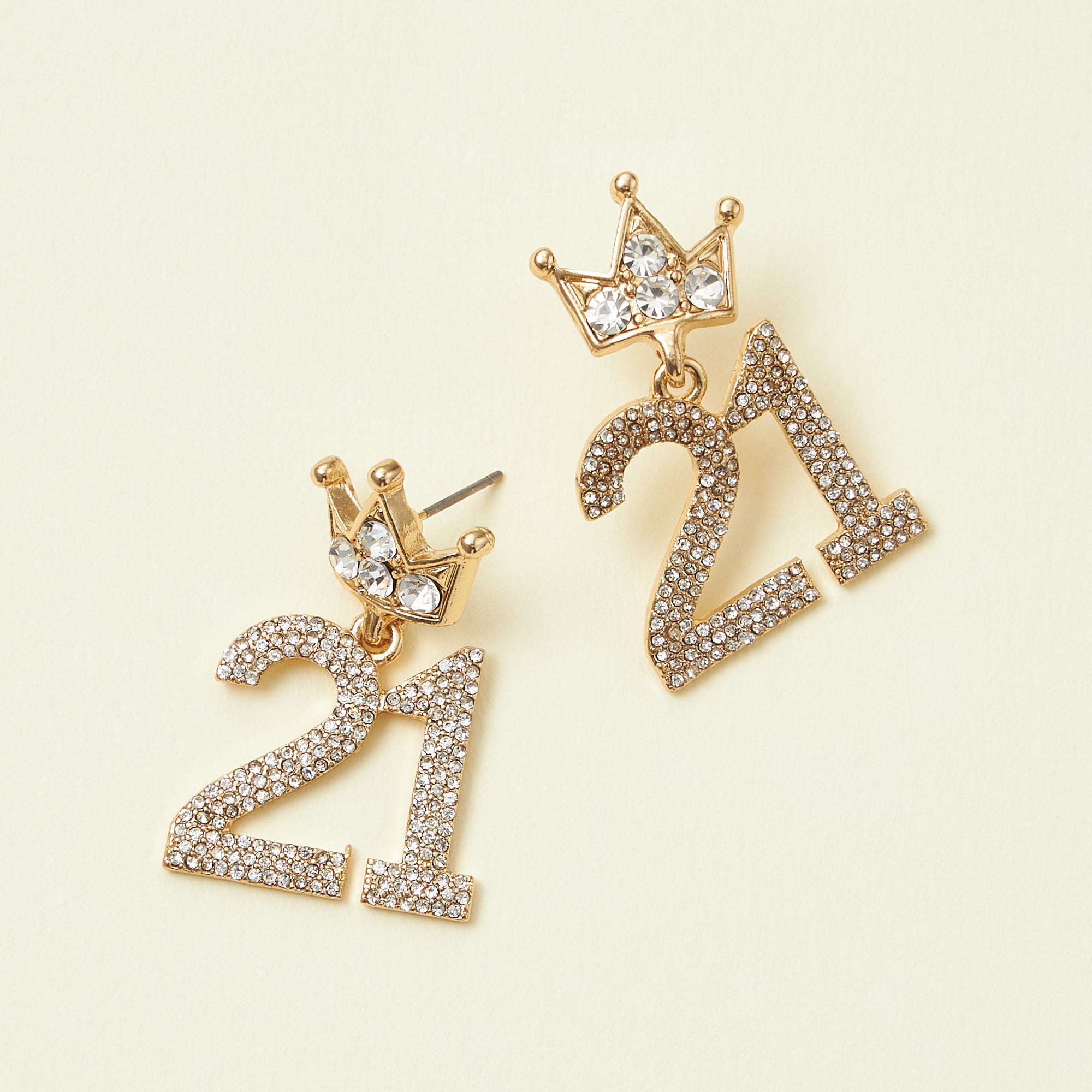 Birthday Celebration Rhinestone Earrings