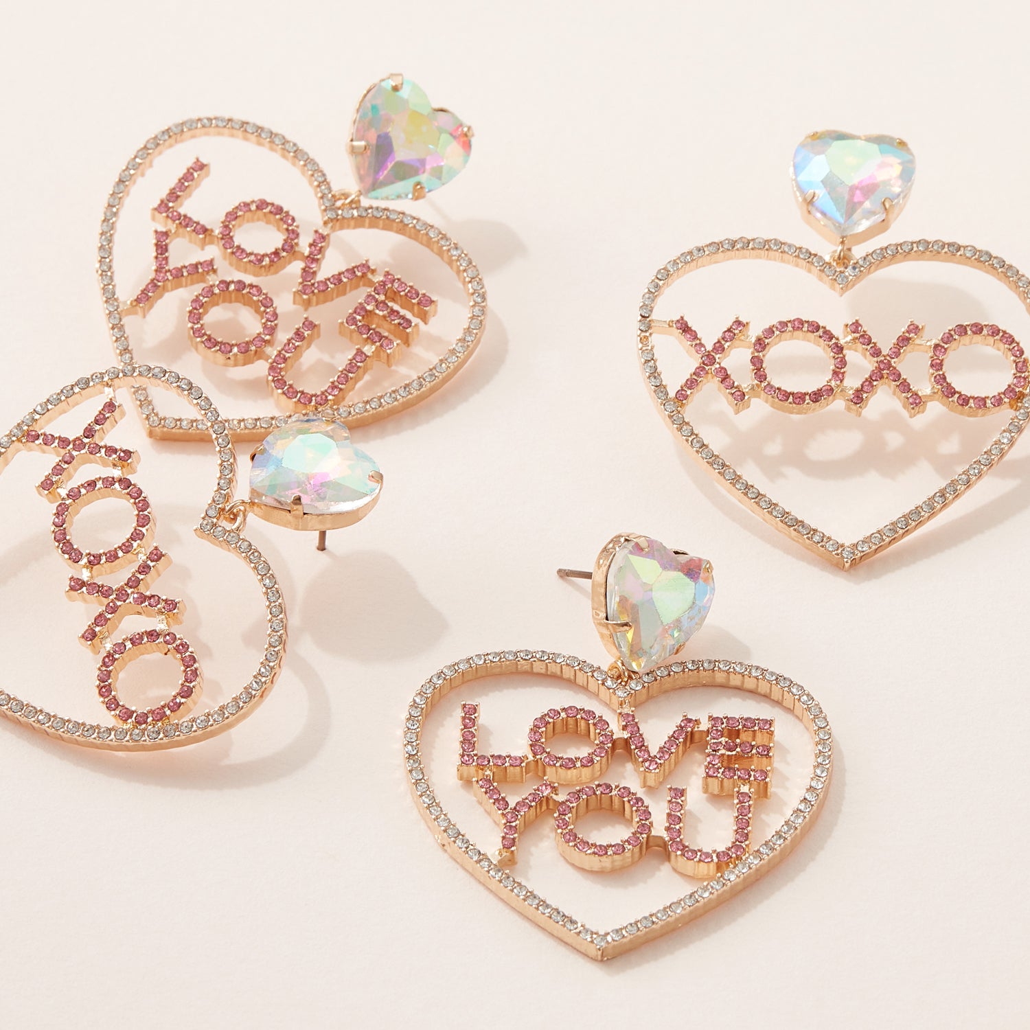 Heart Post Earrings for Valentine's Day or Special Day