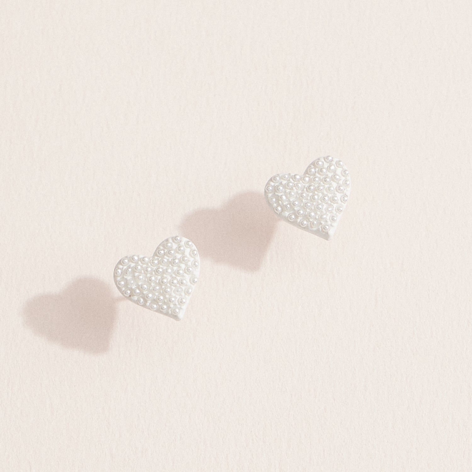 Heart Earring with CZ Stones