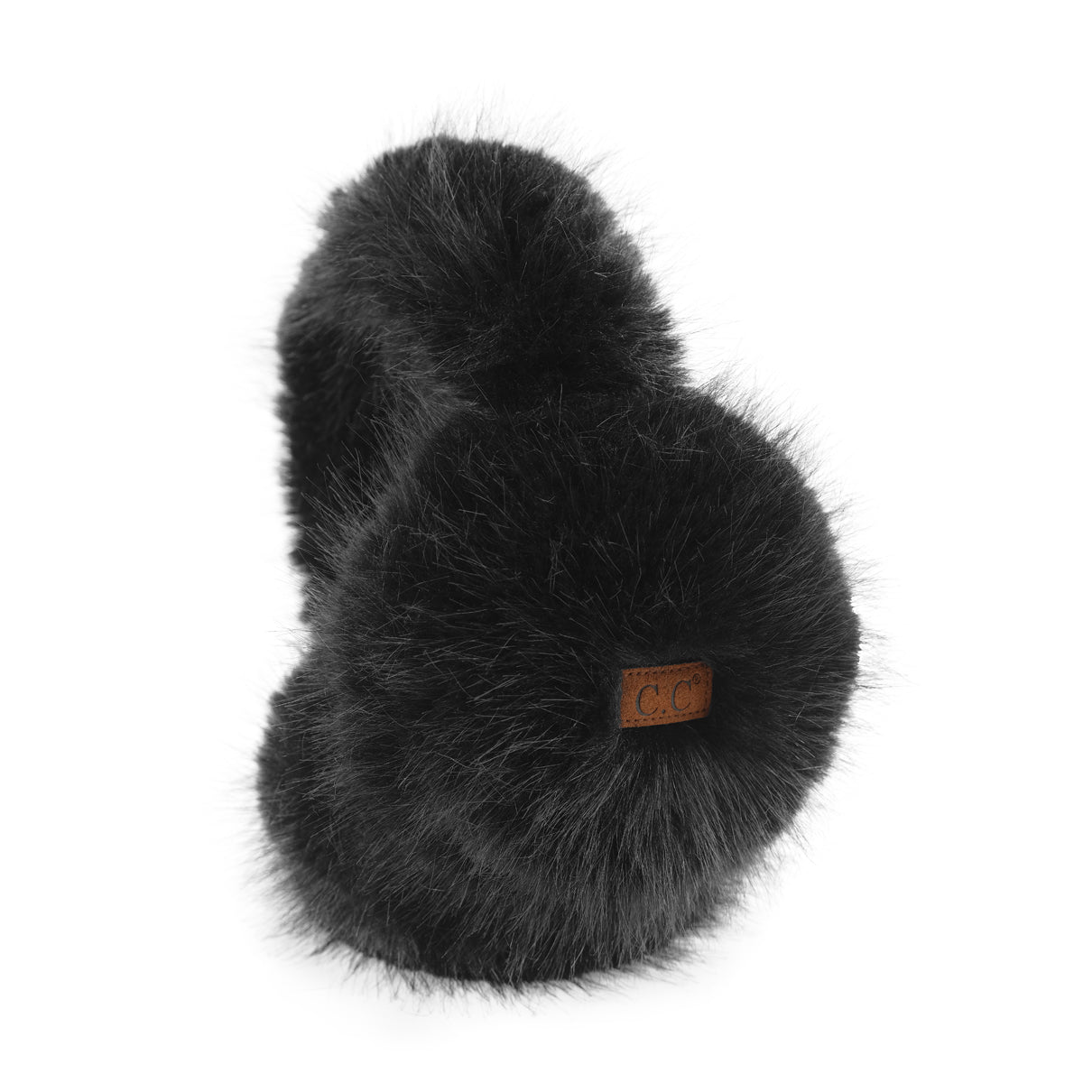 Long Faux Fur Trimmed Earmuffs