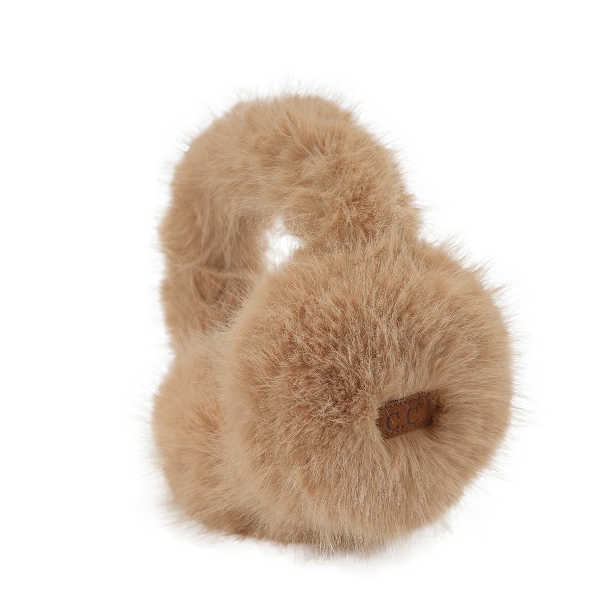 Long Faux Fur Trimmed Earmuffs