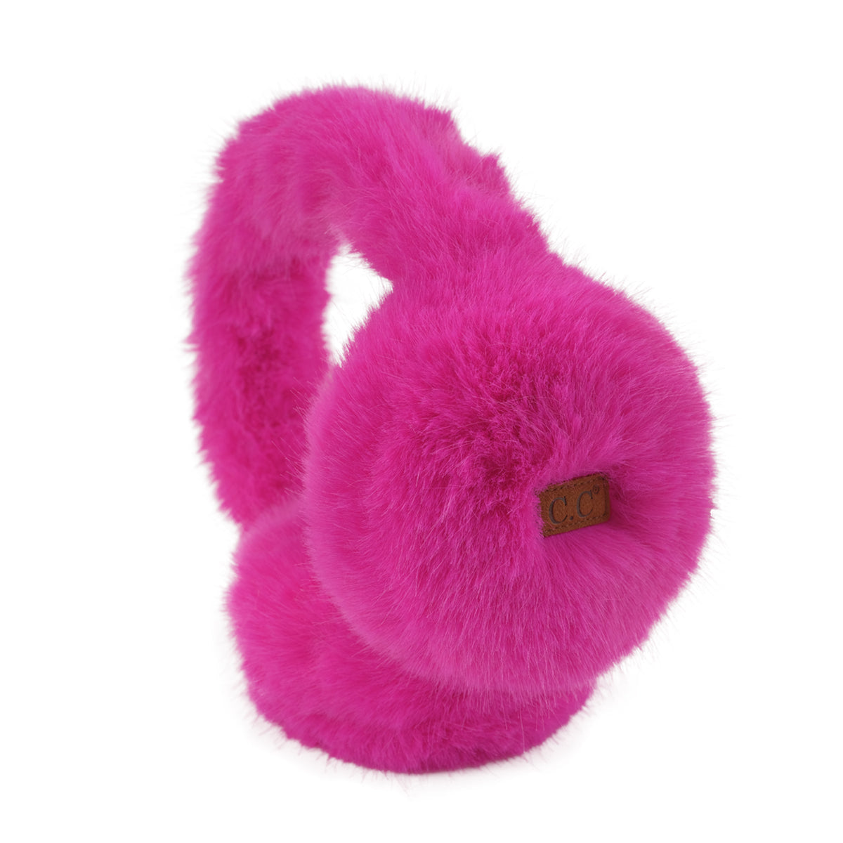 Long Faux Fur Trimmed Earmuffs