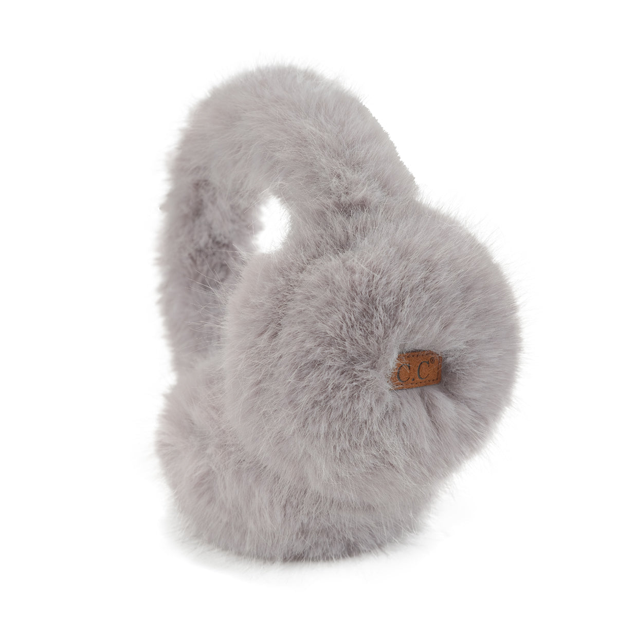 Long Faux Fur Trimmed Earmuffs
