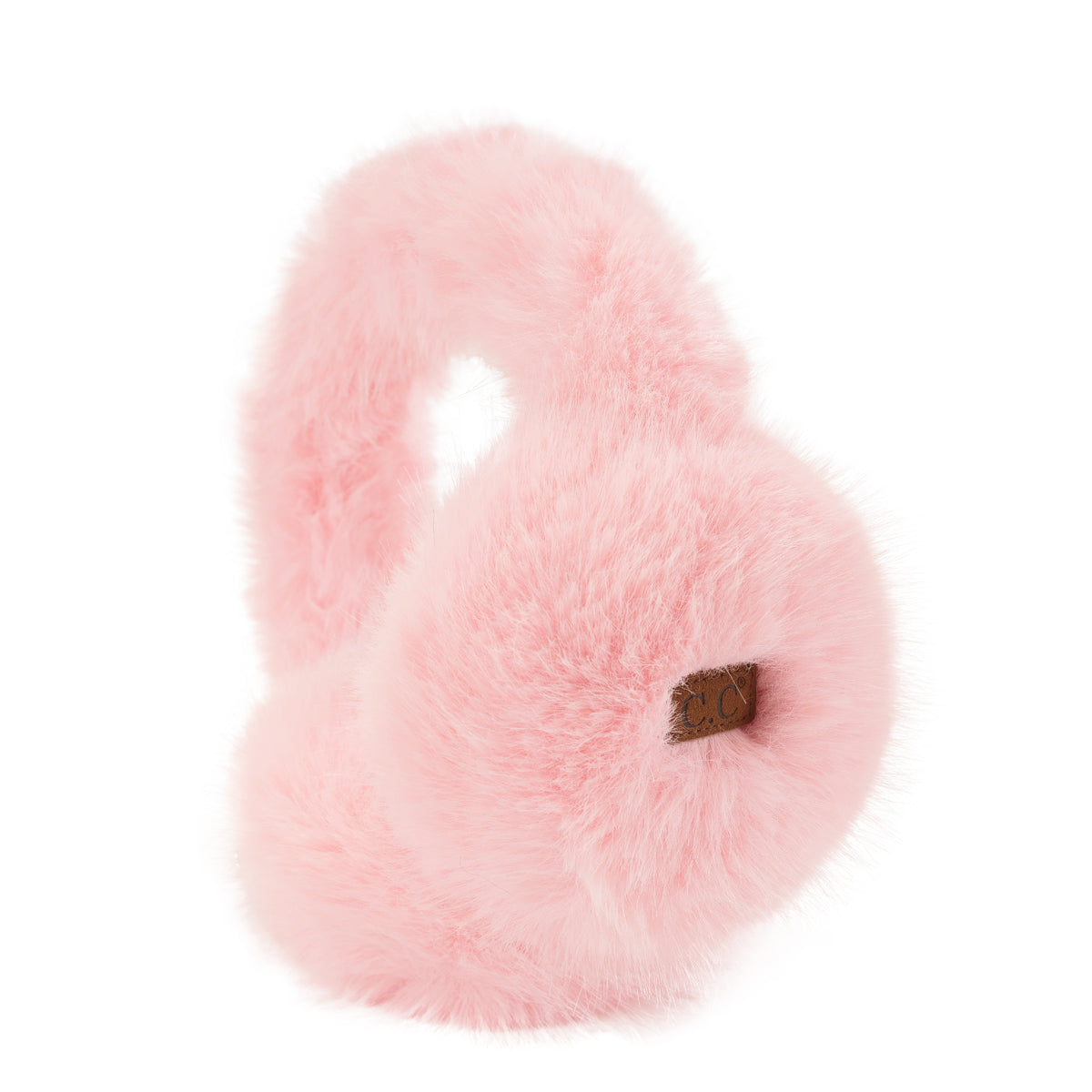 Long Faux Fur Trimmed Earmuffs