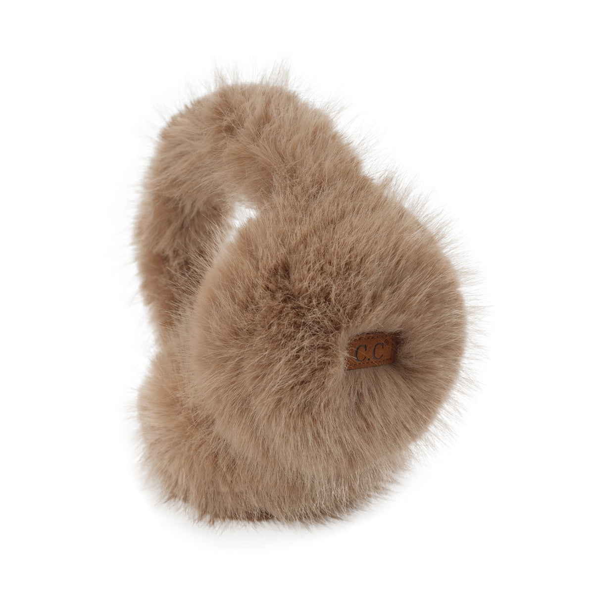 Long Faux Fur Trimmed Earmuffs