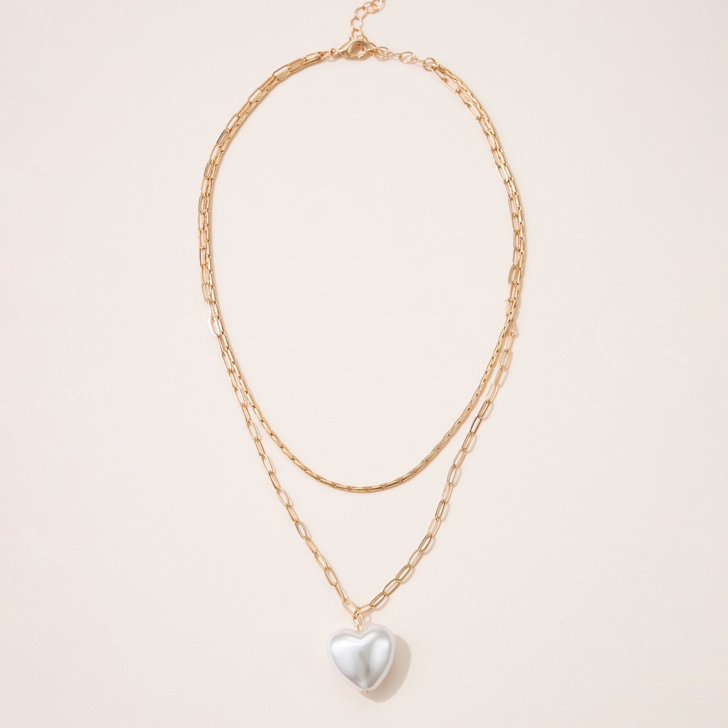 Pearl Love Two Layered Necklace