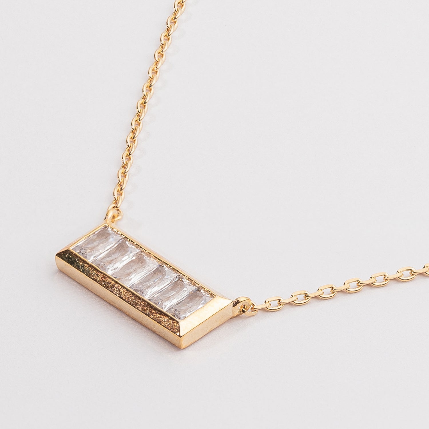 Baguette Crystals necklace