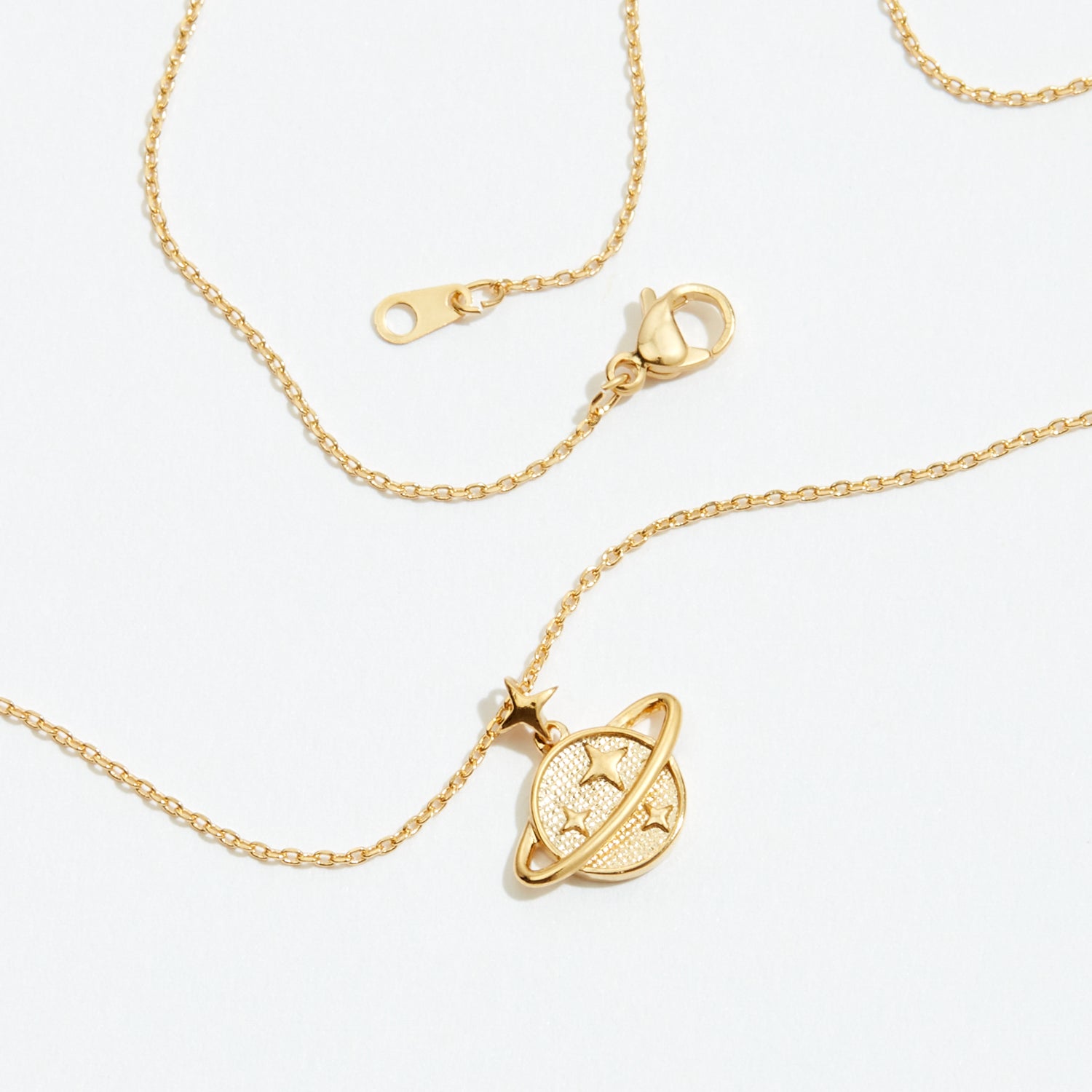Gold Dipped Petite Universe Pendant Necklace
