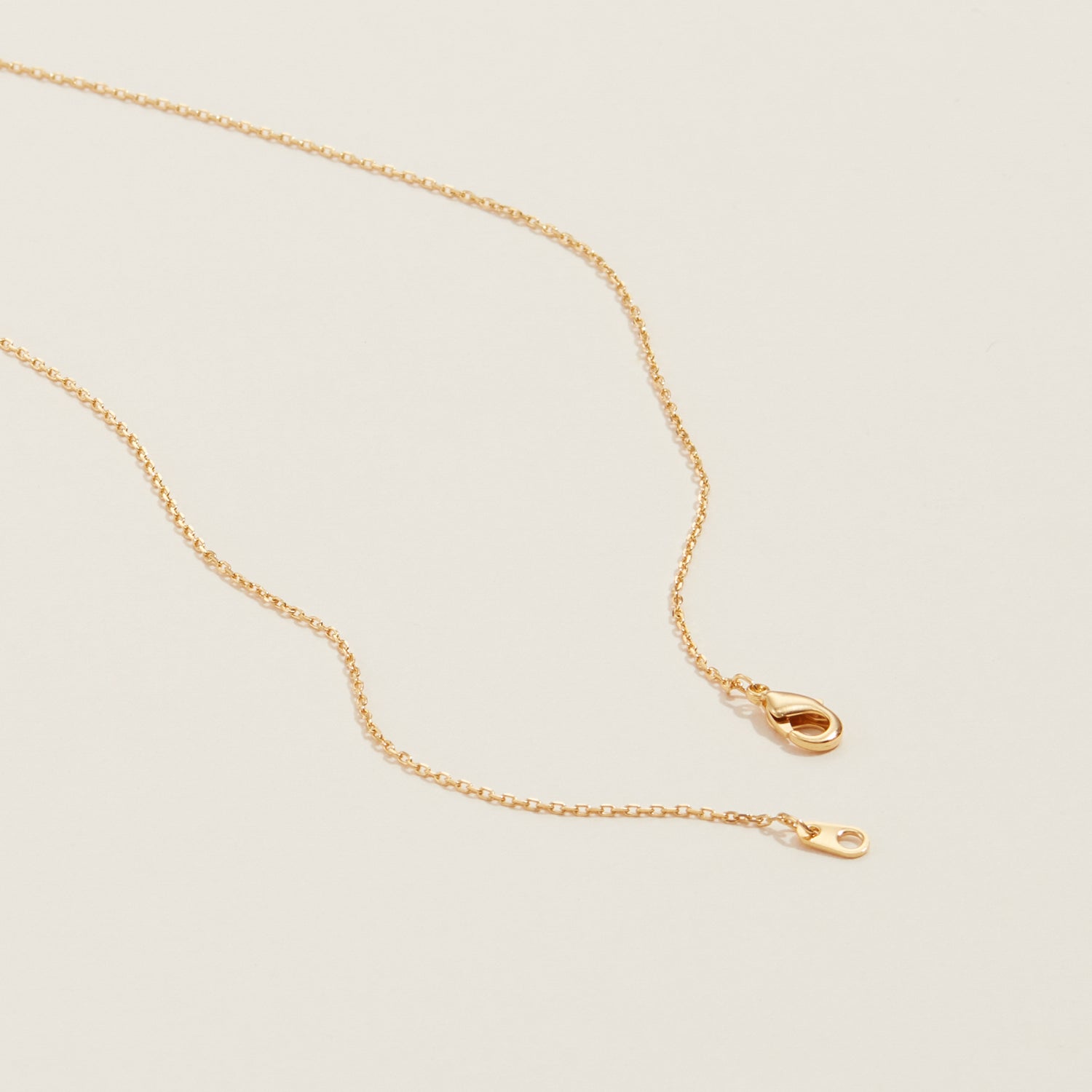 18K Gold Dipped CZ Sideways Cross Necklace