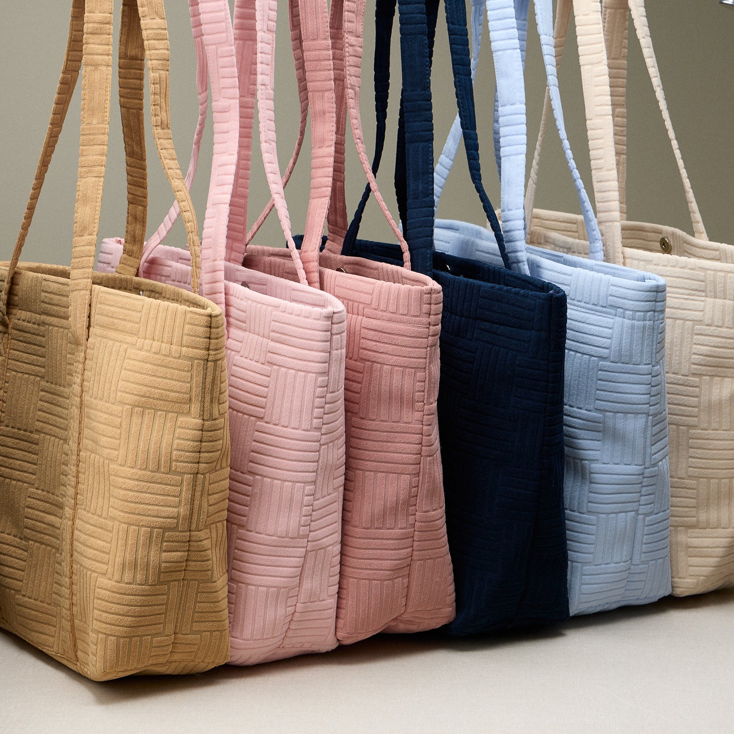 quilted tote bag