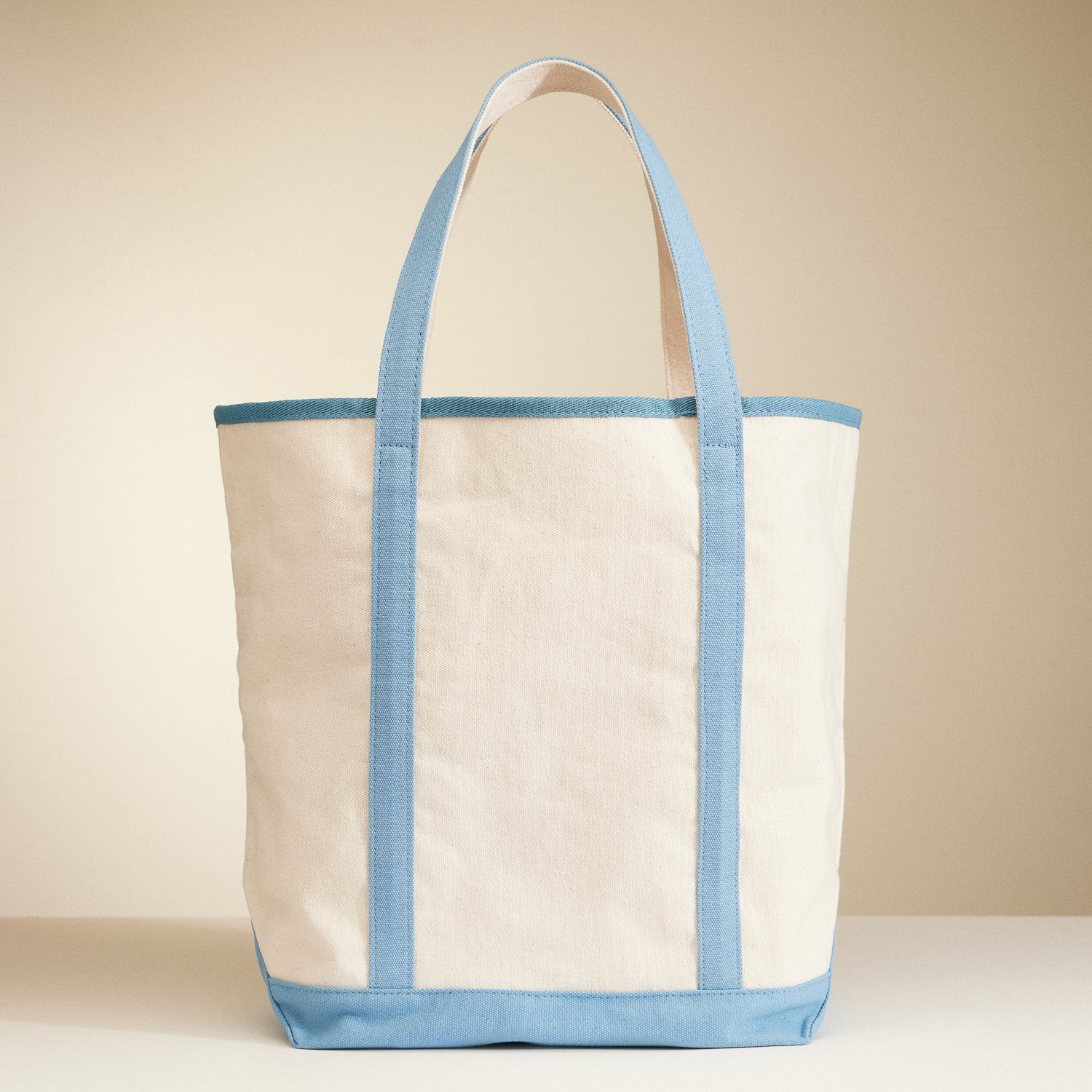 Large Nautical Print Canvas Tote – Beach Carry Bag