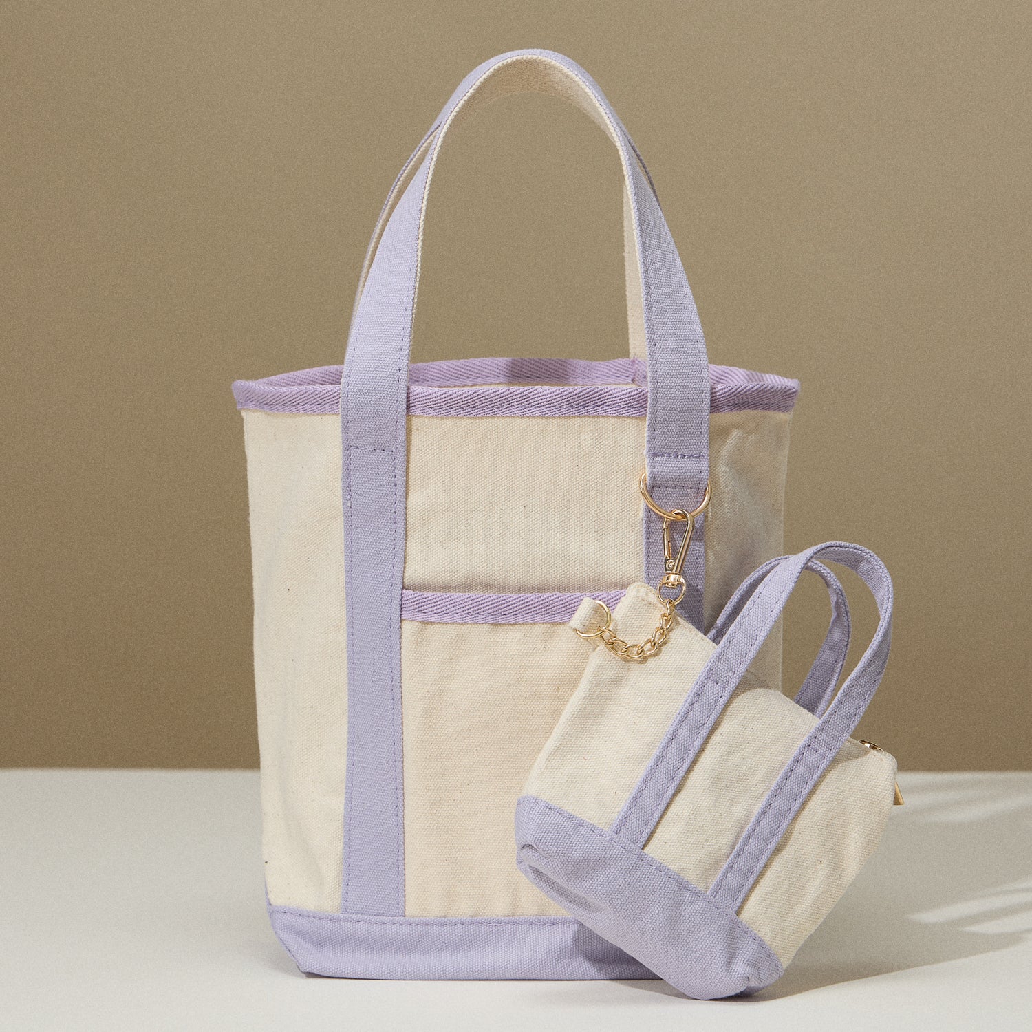 EcoCharm Cotton Everywhere-Carry Canvas Tote Bag – Small Size