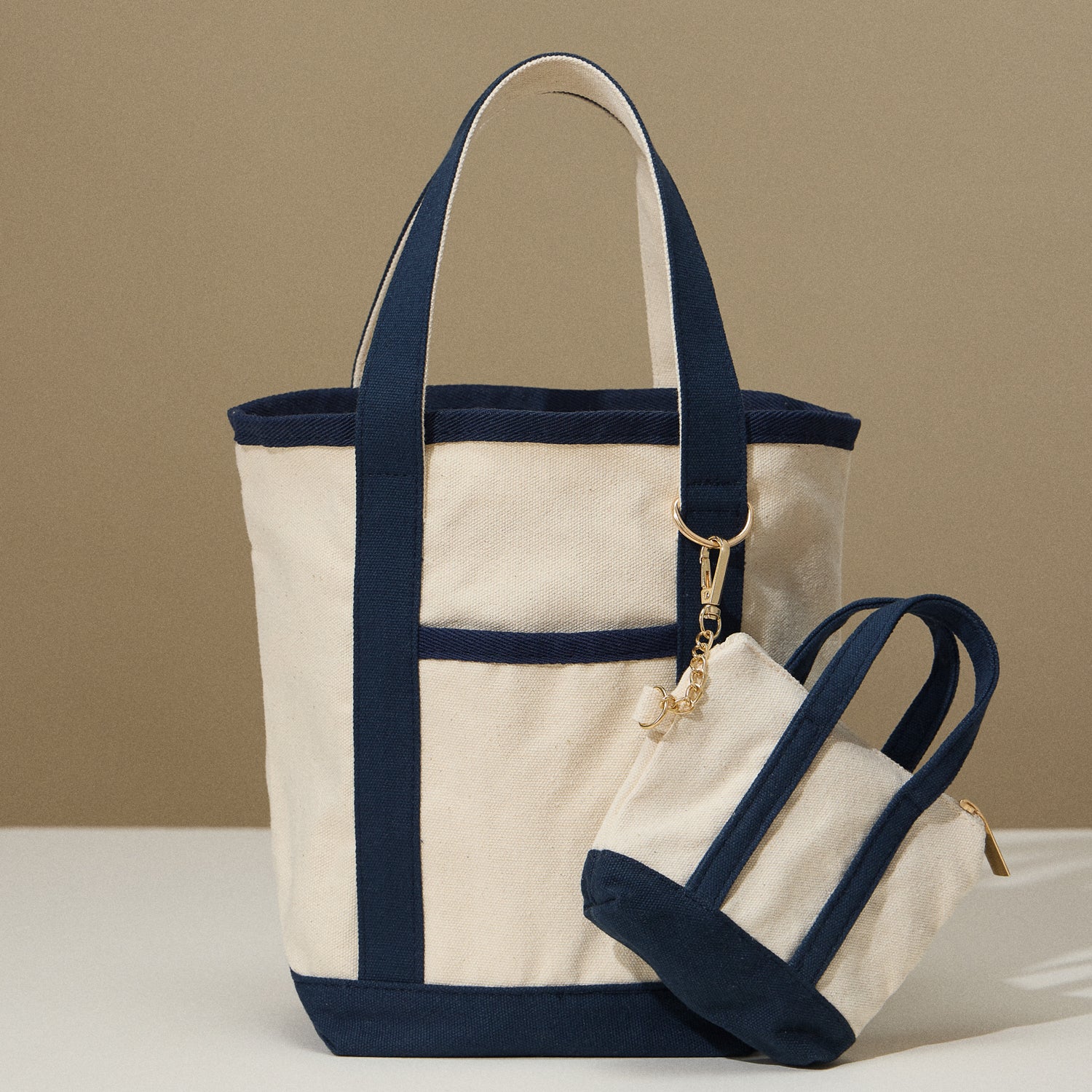 EcoCharm Cotton Everywhere-Carry Canvas Tote Bag – Small Size