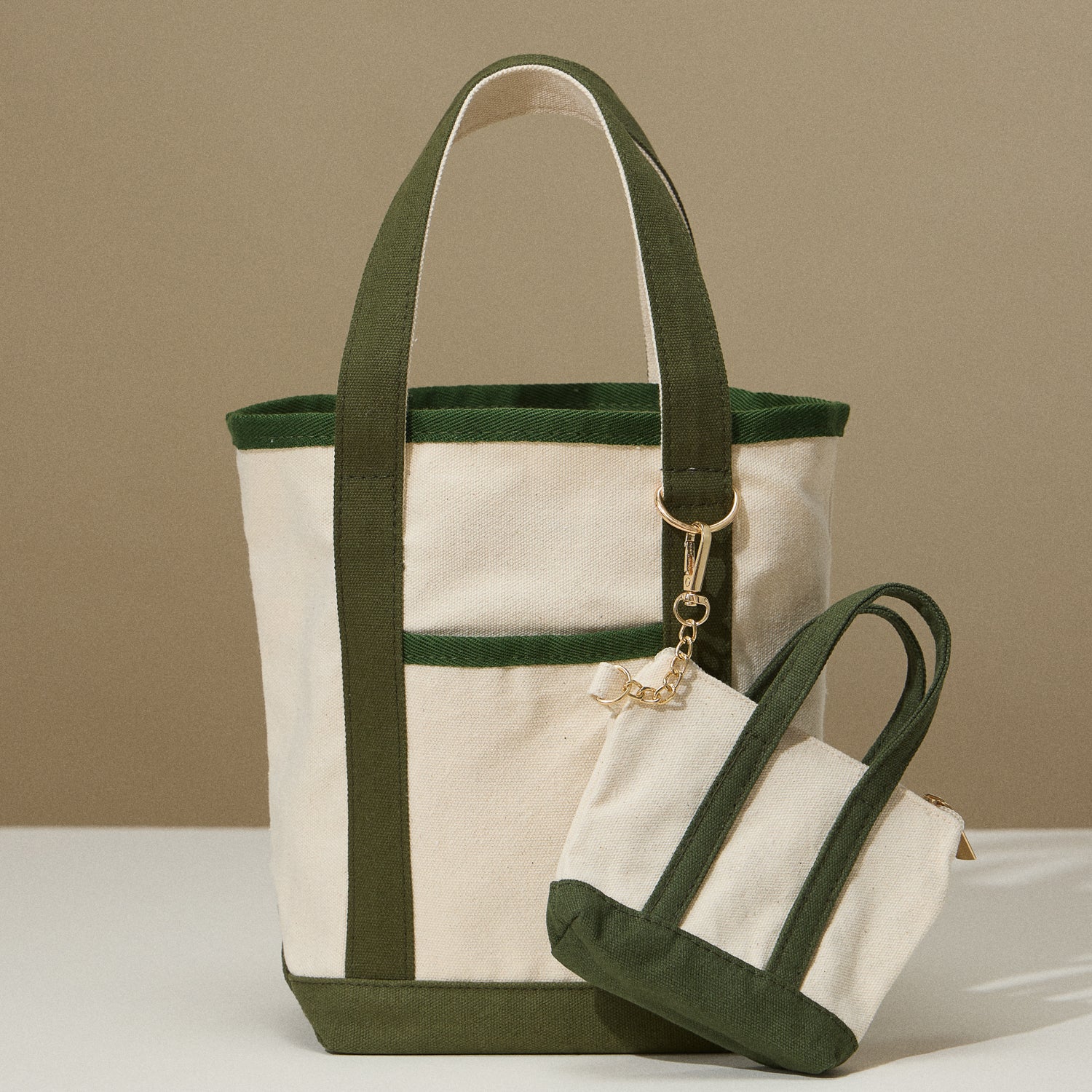 EcoCharm Cotton Everywhere-Carry Canvas Tote Bag – Small Size