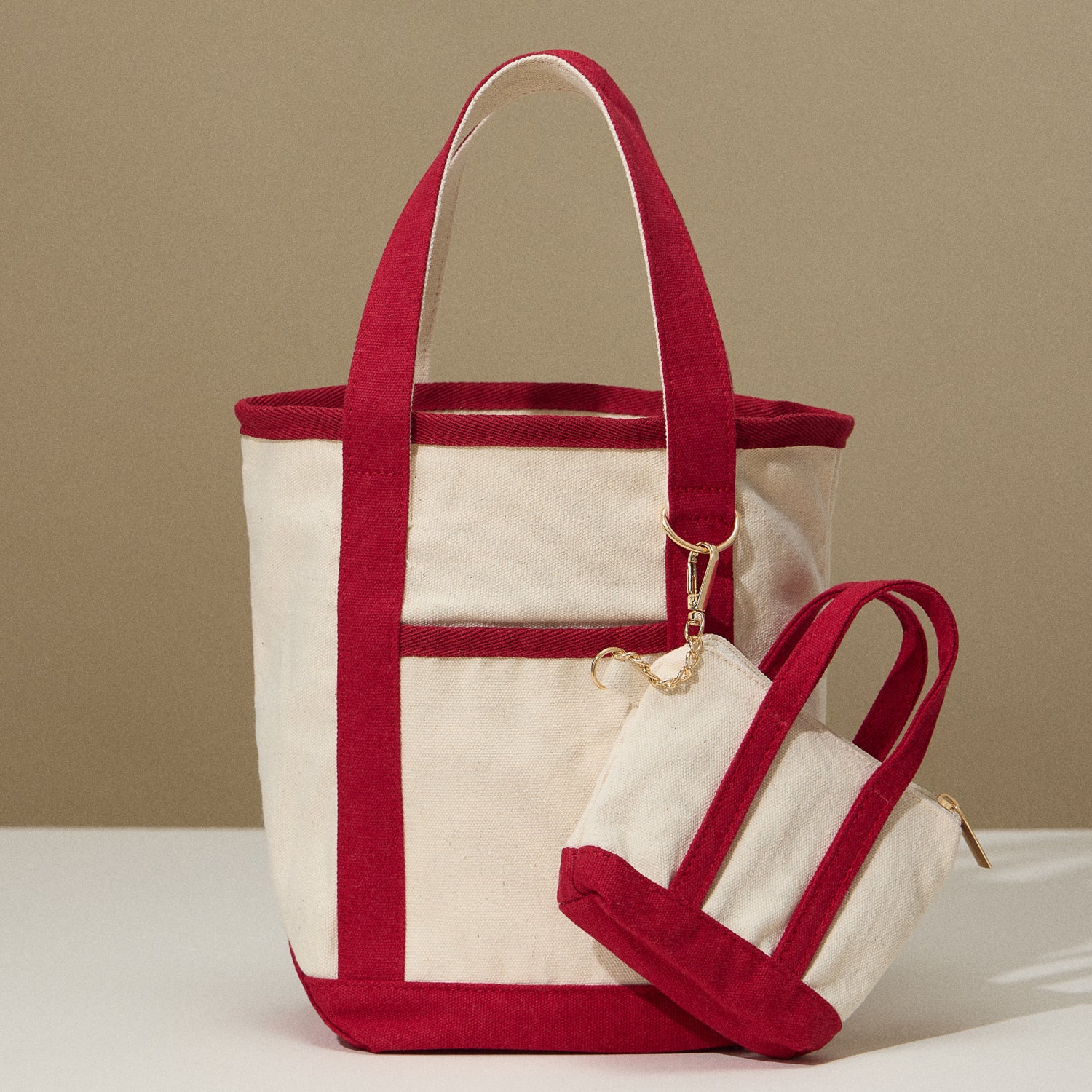 EcoCharm Cotton Everywhere-Carry Canvas Tote Bag – Small Size