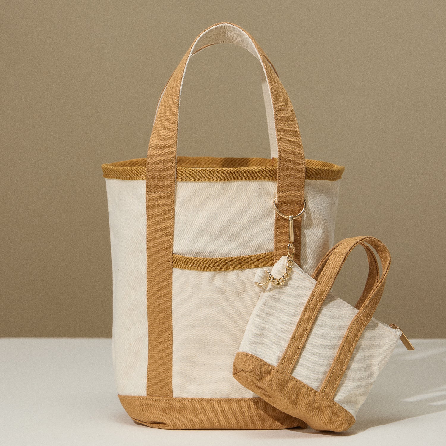 EcoCharm Cotton Everywhere-Carry Canvas Tote Bag – Small Size