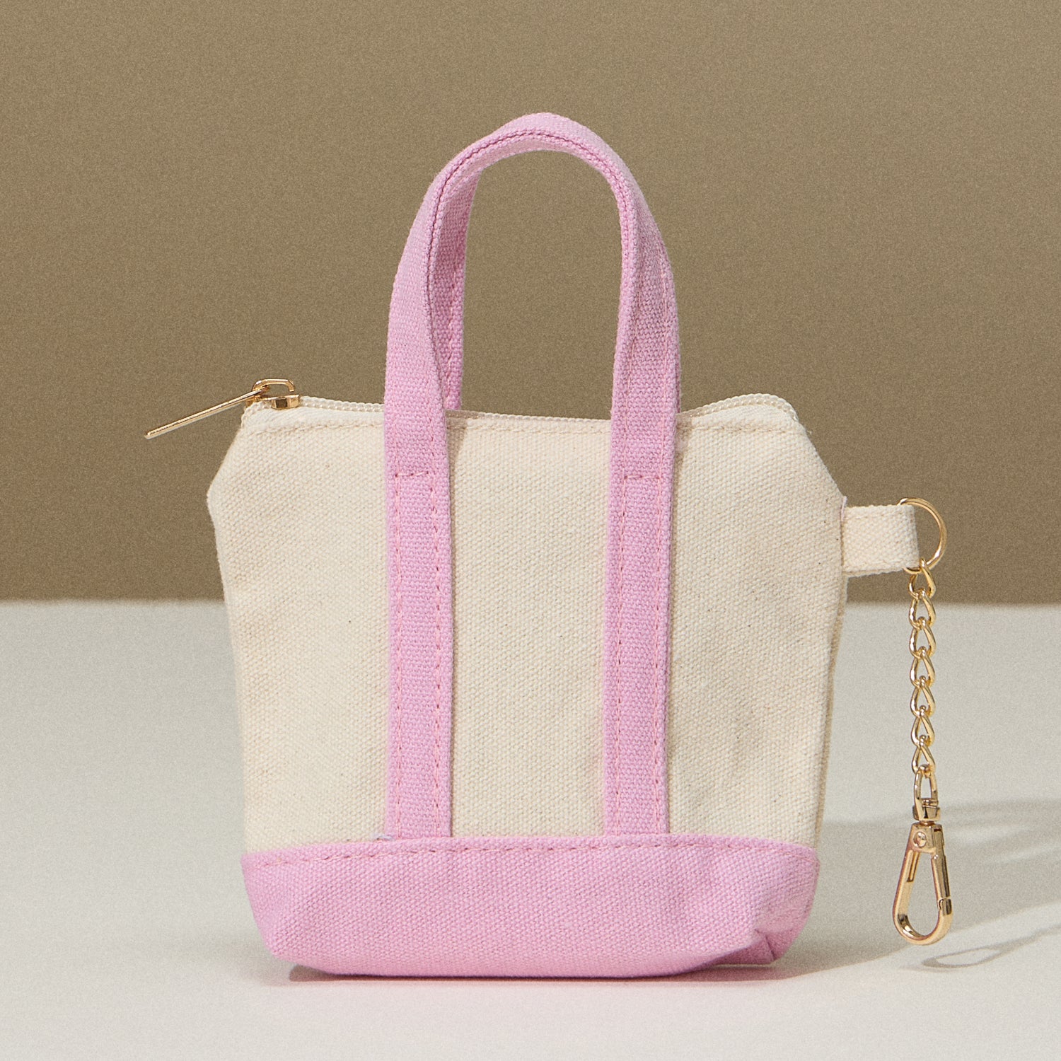 EcoCharm Cotton Everywhere-Carry Key Charm Coin Purse – Micro Mini