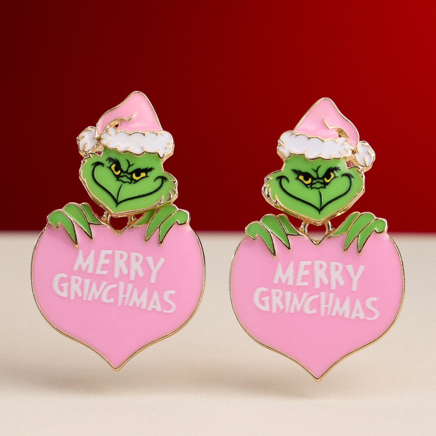 Festive Creature Heart Earrings