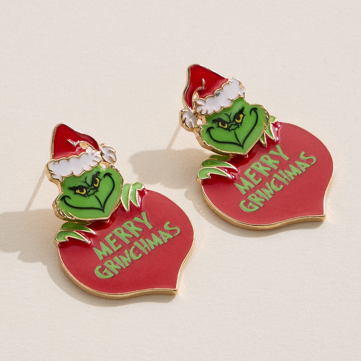 Festive Creature Heart Earrings