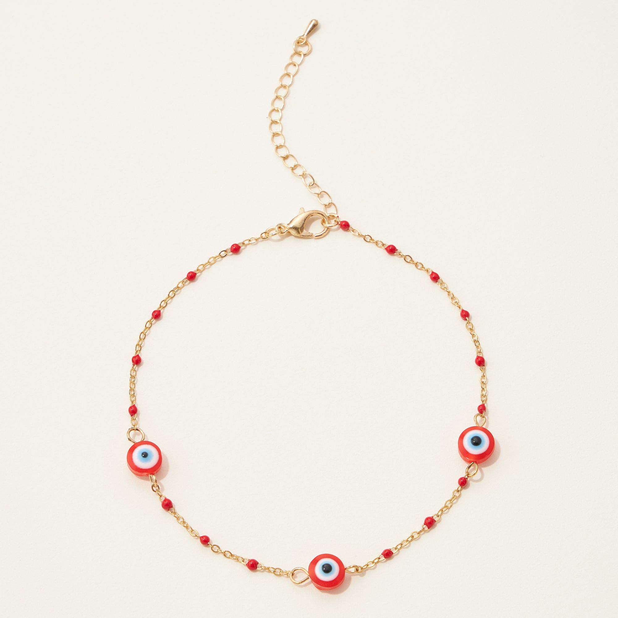 Evil Eye Color Chain Anklet