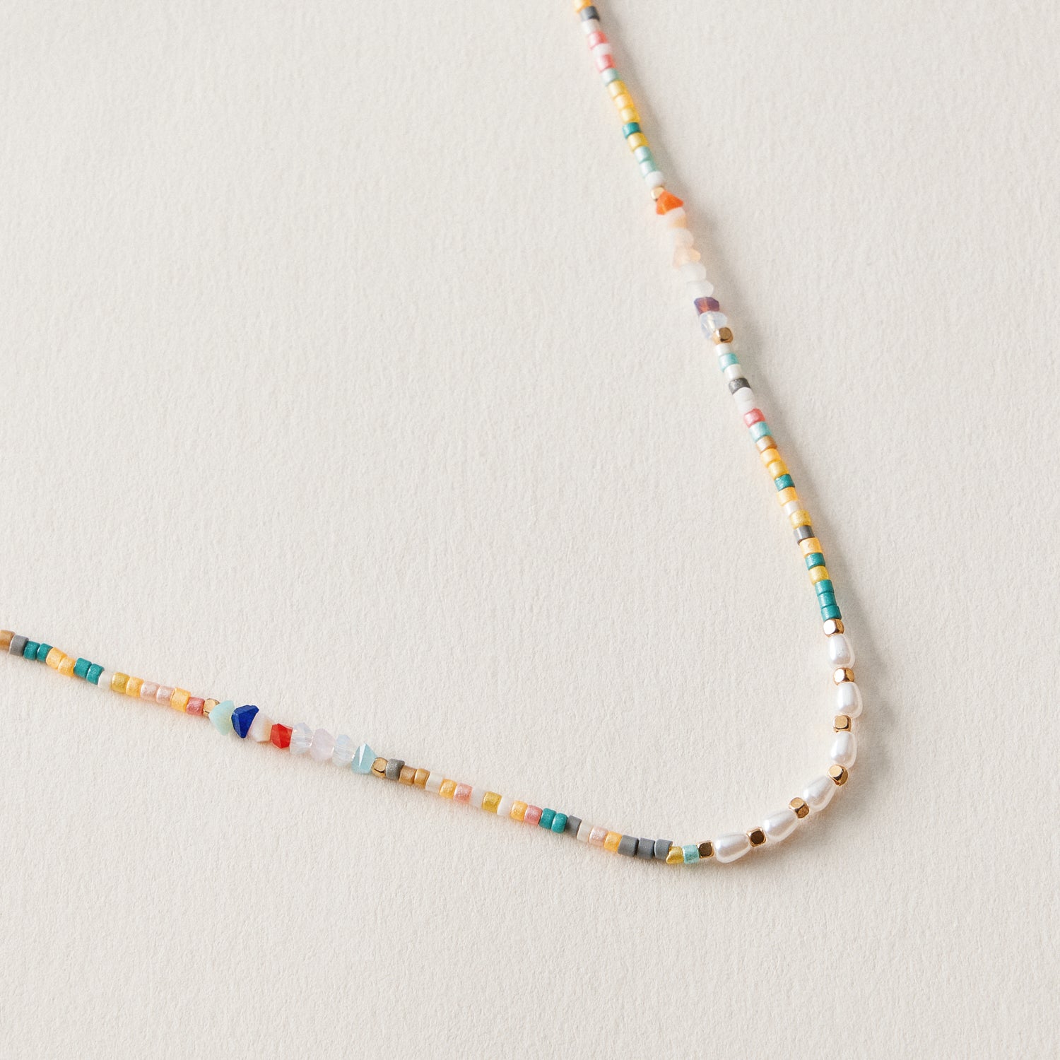 Colorful Beaded Pearl Anklet | Boho Summer Jewelry