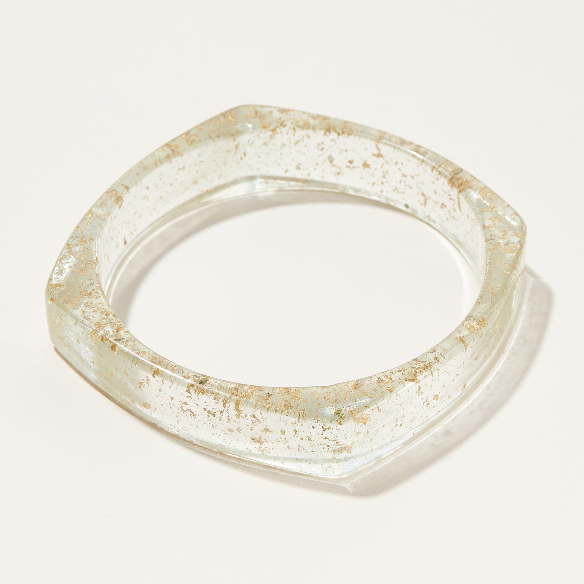 Oversized Resin Bangle Bracelet