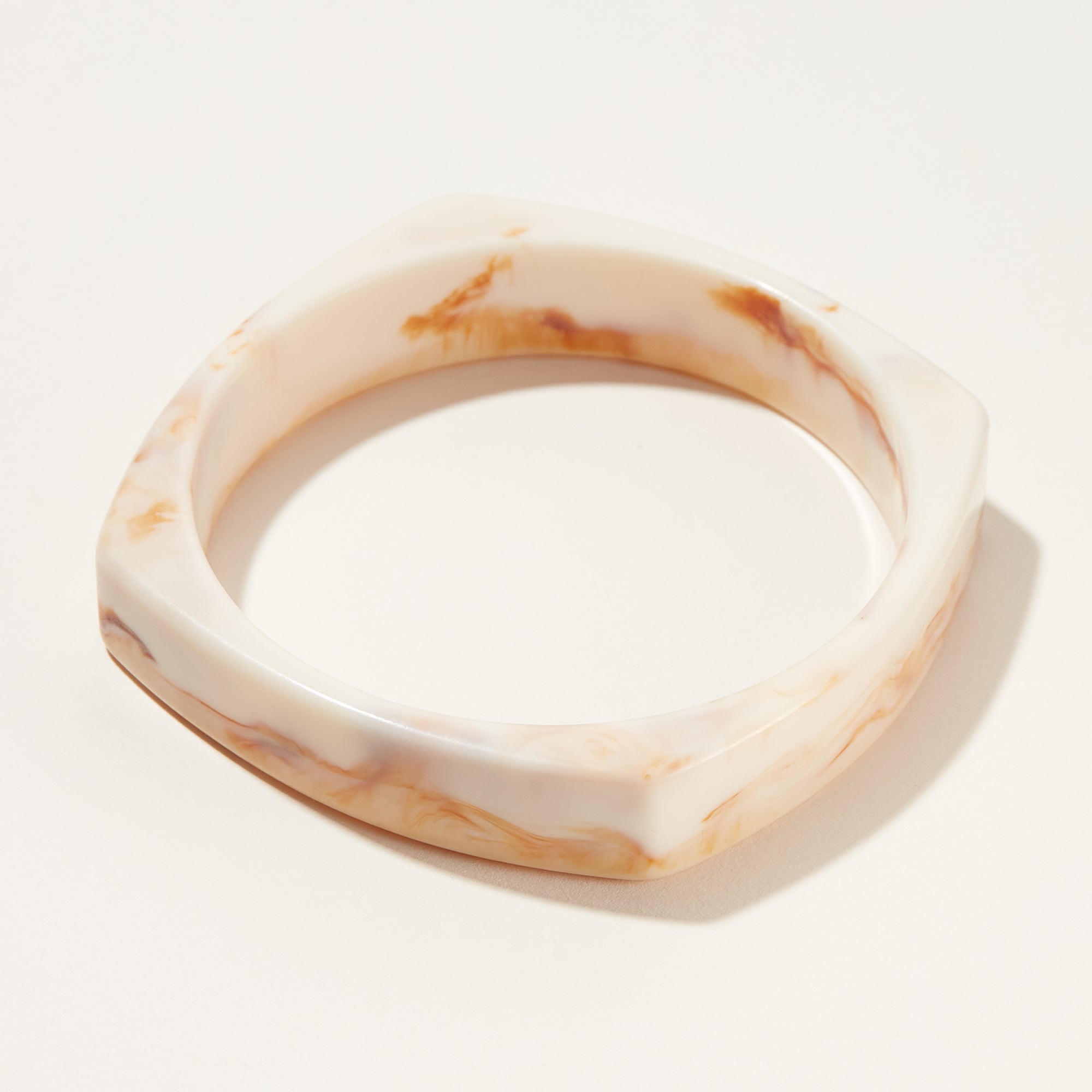 Oversized Resin Bangle Bracelet